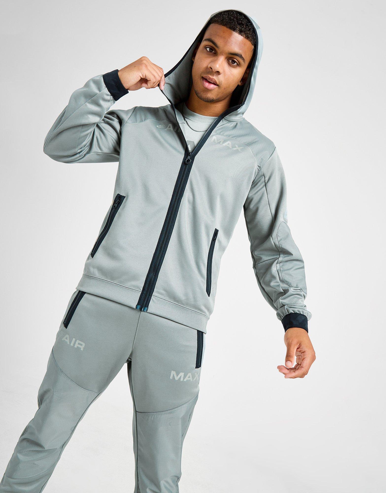 Grey nike air max tracksuit on sale