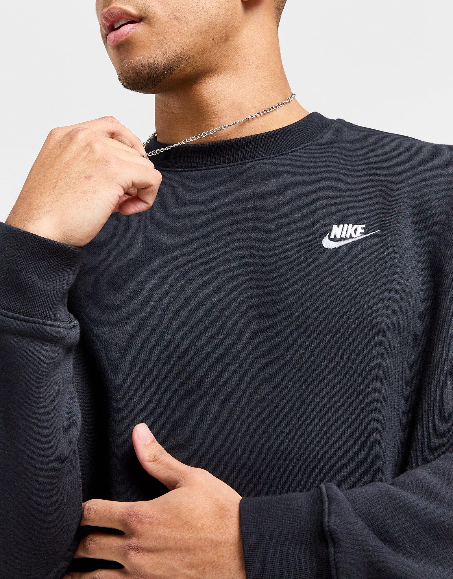 Black Nike Foundation Crew Sweatshirt | JD Sports UK
