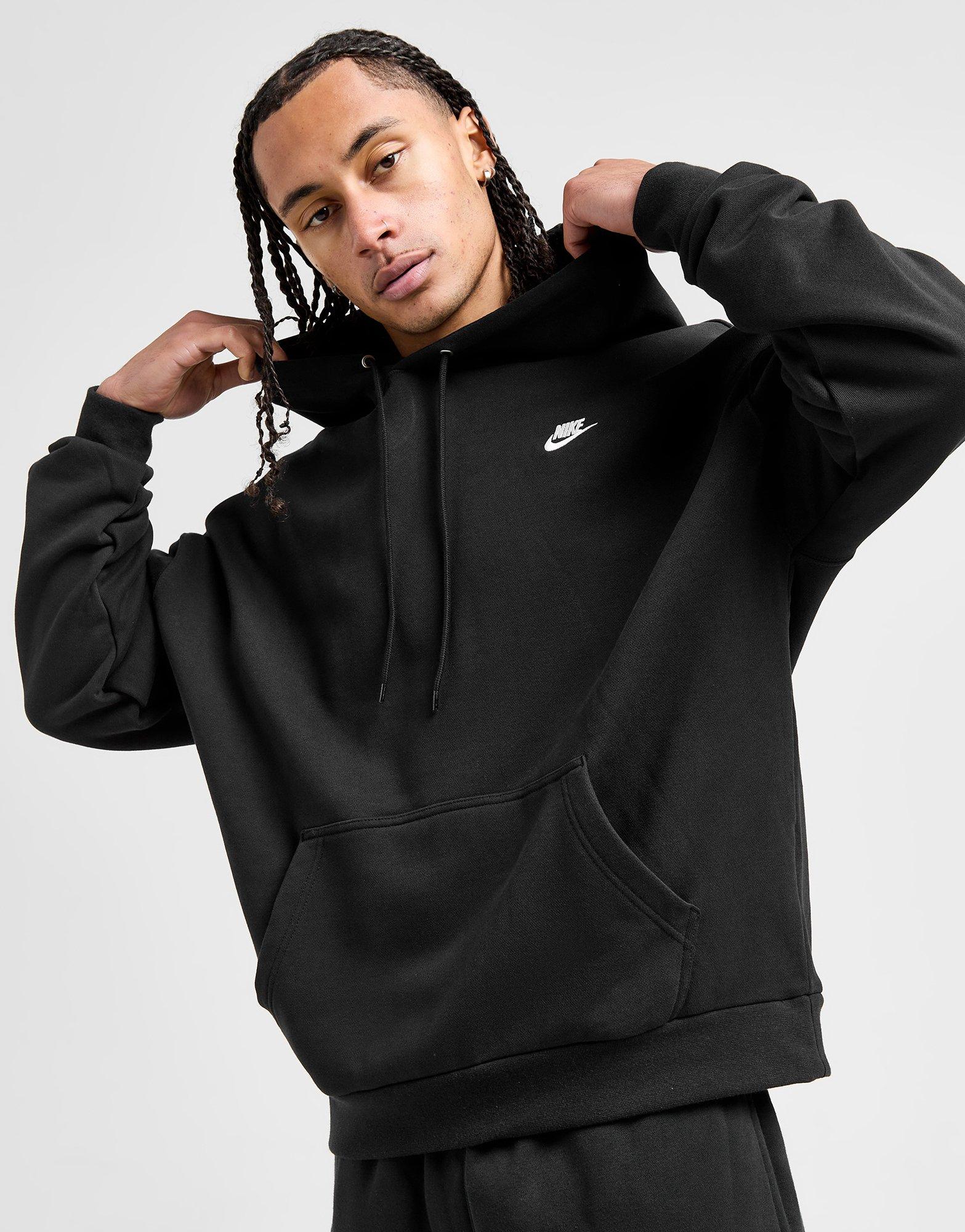 Black nike hoodie online