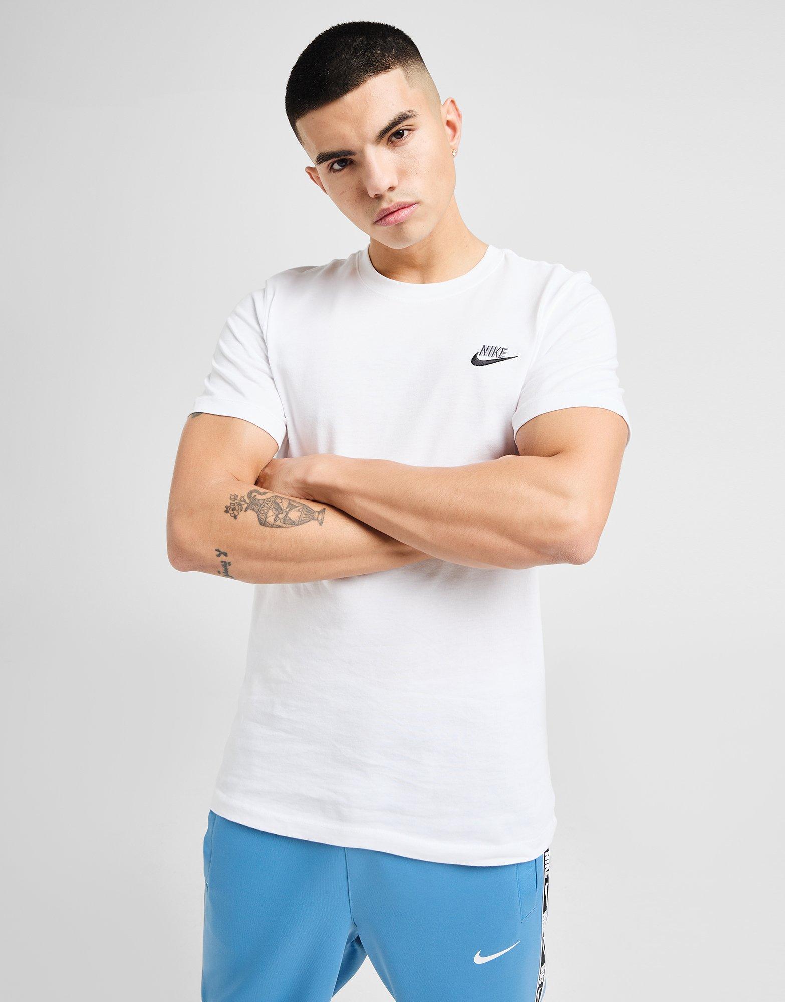 Nike The Nike Tee NEW JEANS ホワイト Nike Men's Sportswear Gel Front Print Tee-White
