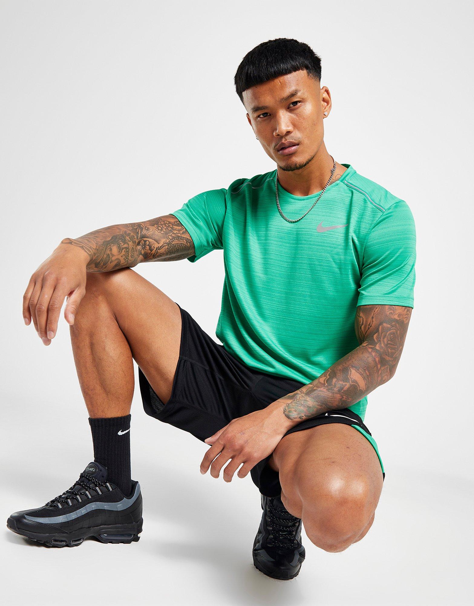 Blue and green nike shirt outlet