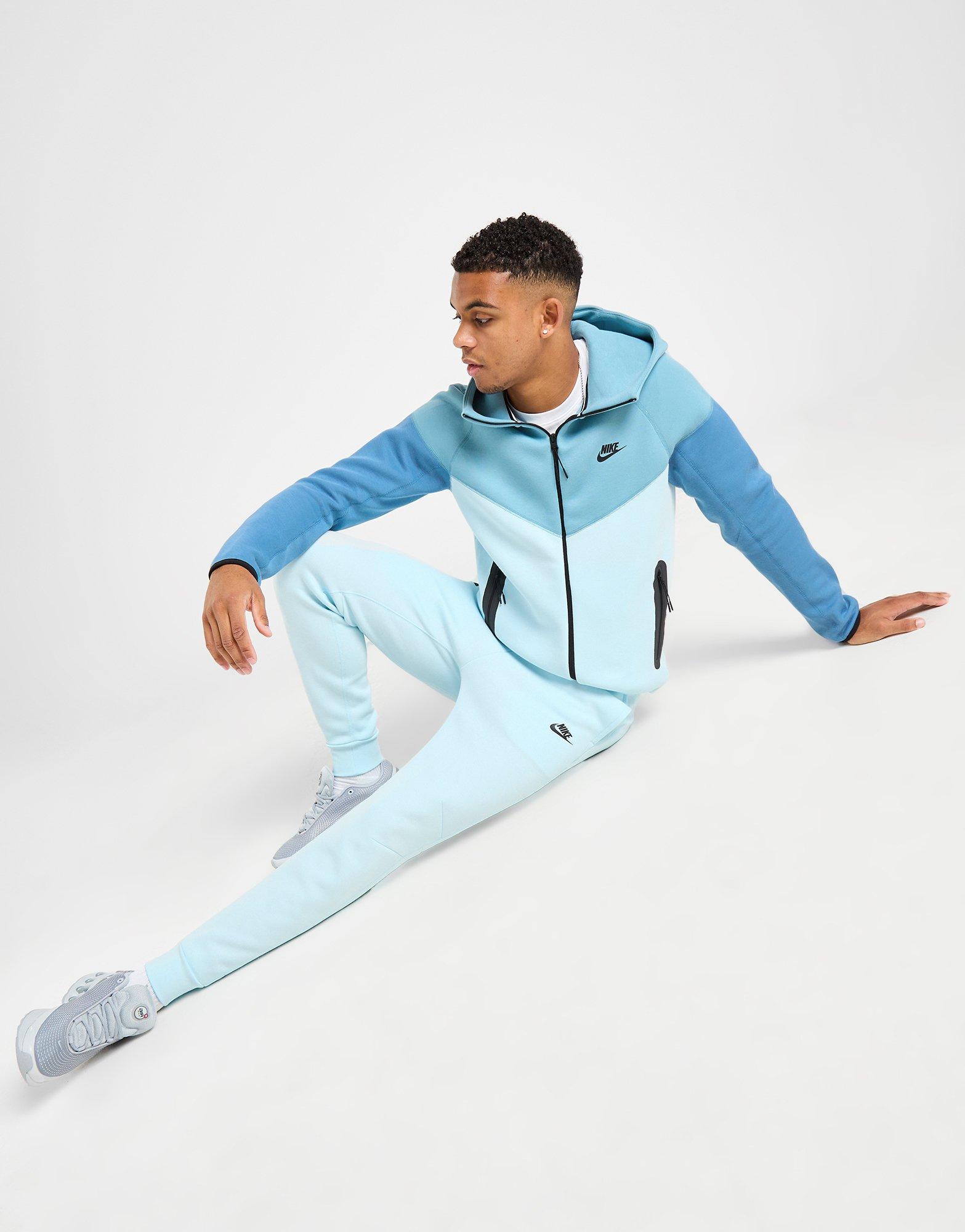 Nike tech fleece blue joggers shop