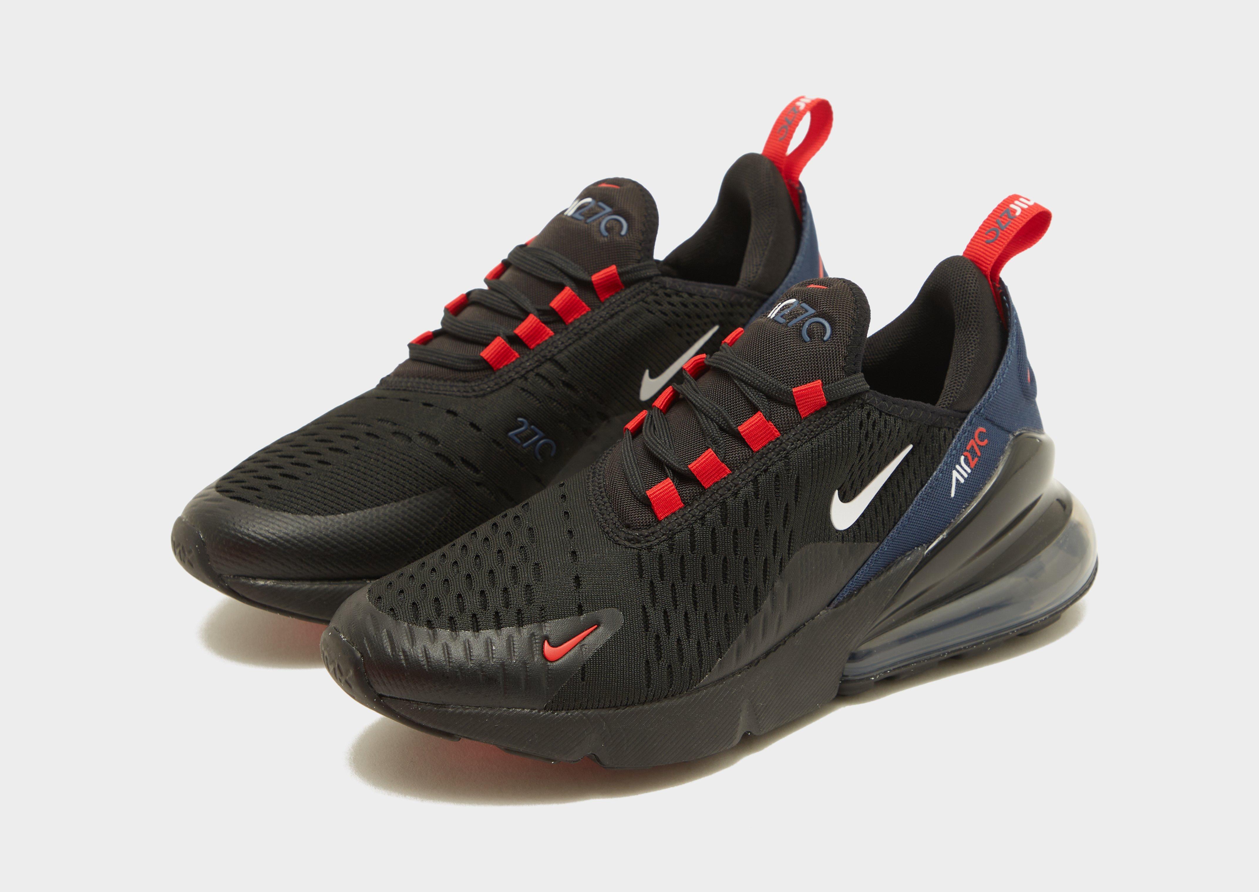 Nike air max 270 black and red jd sports hotsell