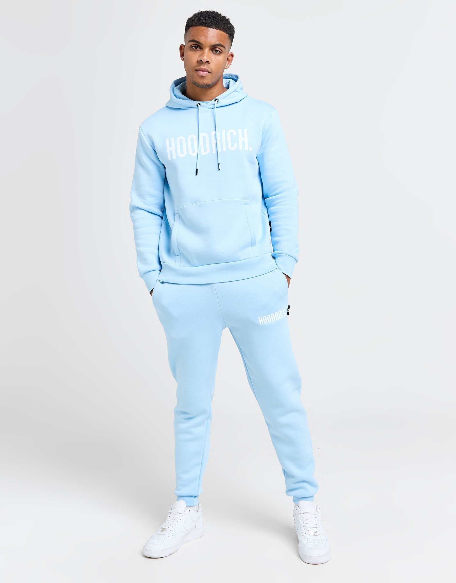 Blue Hoodrich Core Large Logo Tracksuit | JD Sports UK