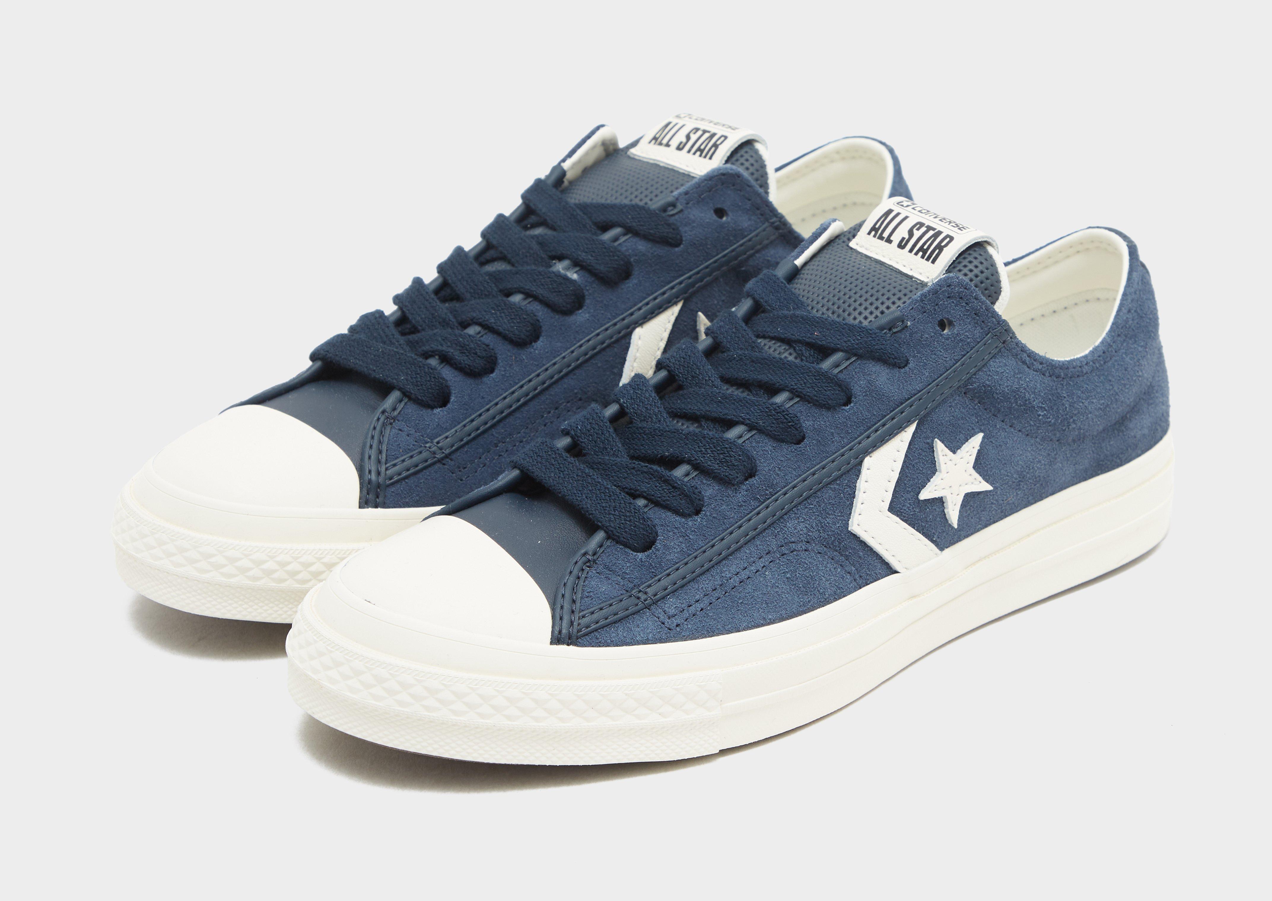 Converse star player ox plimsolls in blue hotsell