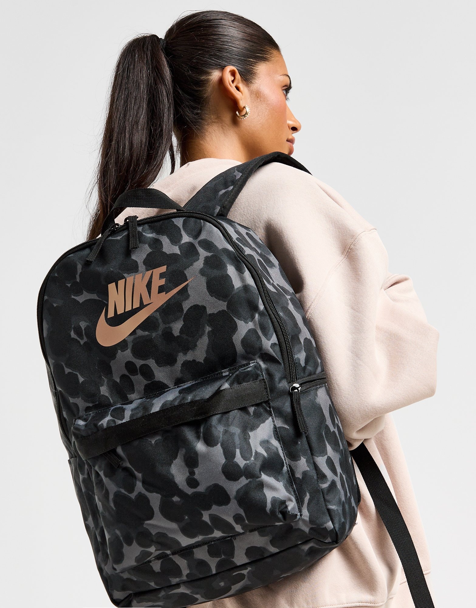 Black Nike Heritage Leopard Backpack JD Sports Ireland