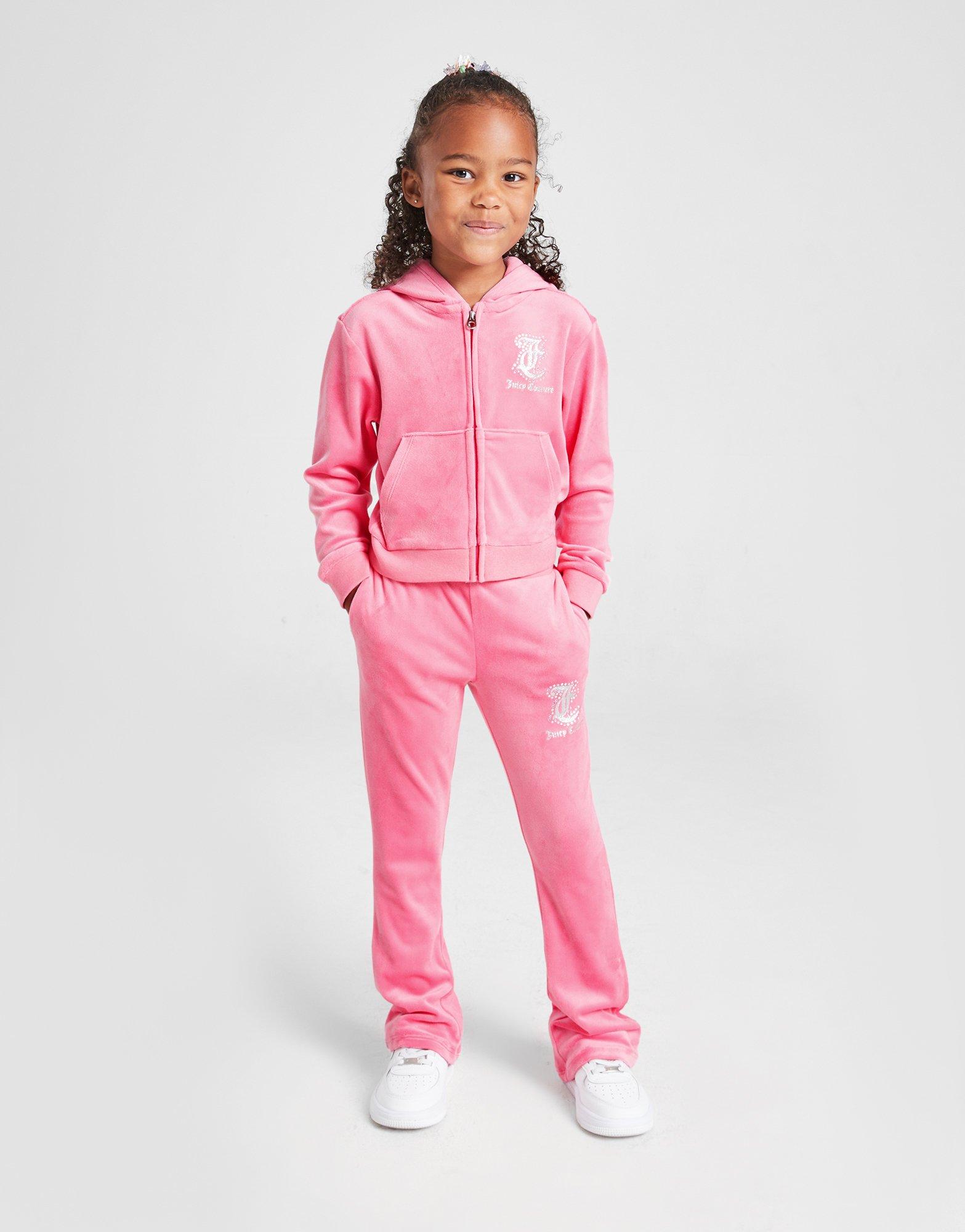JUICY COUTURE Chándal con Cremallera Completa/Pantalón Velour Glitter Infantil