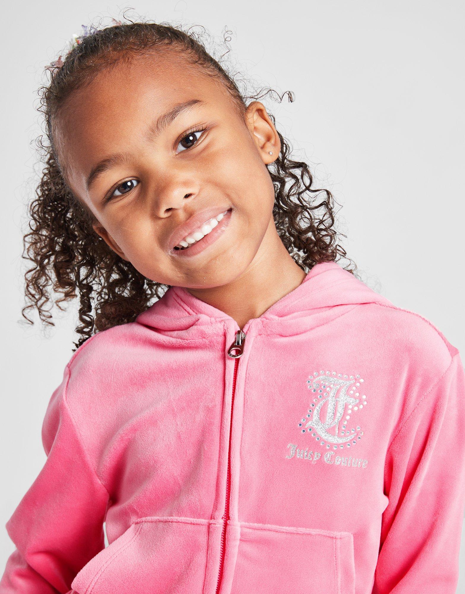JUICY COUTURE Chándal con Cremallera Completa/Pantalón Velour Glitter Infantil
