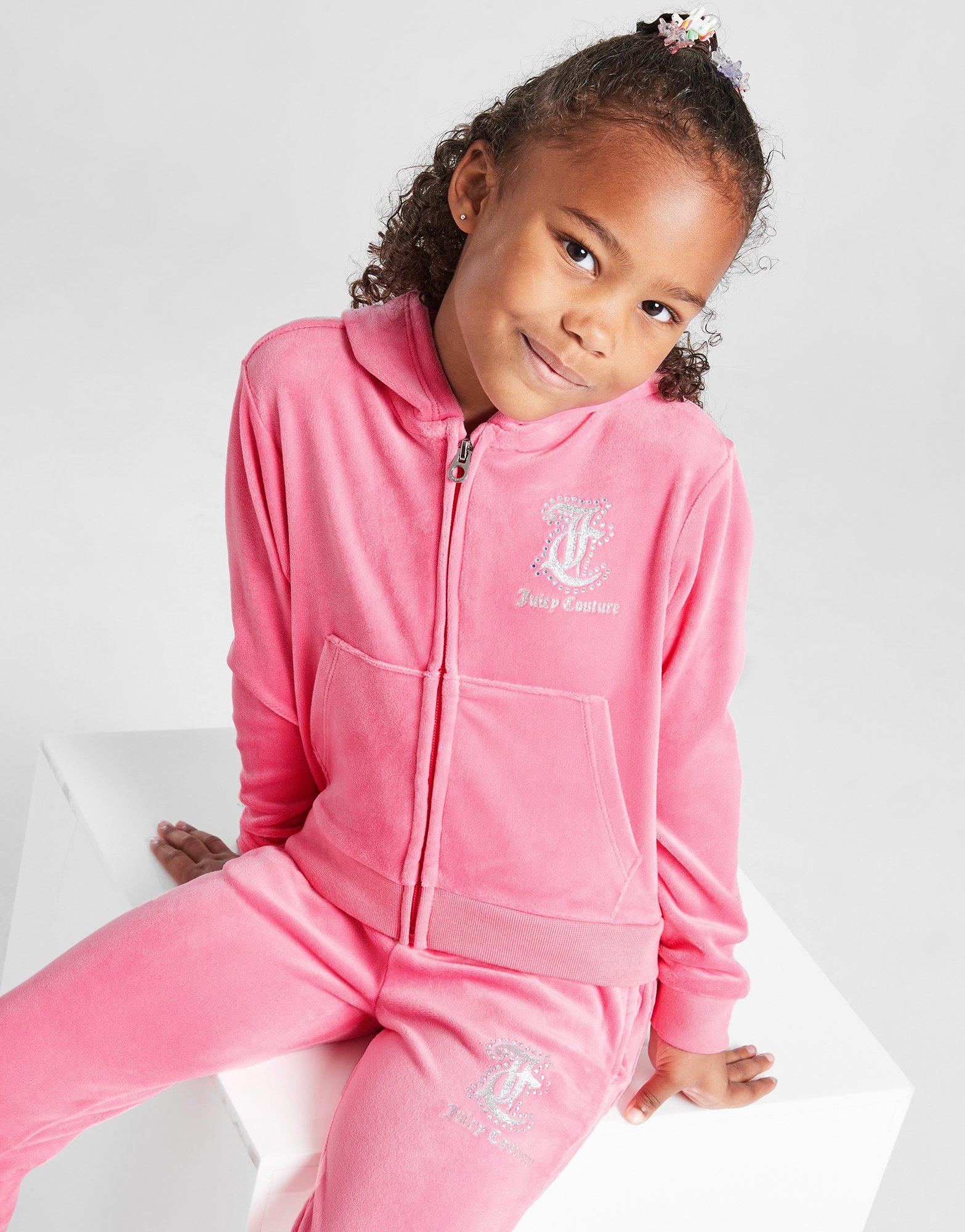 JUICY COUTURE Chándal con Cremallera Completa/Pantalón Velour Glitter Infantil