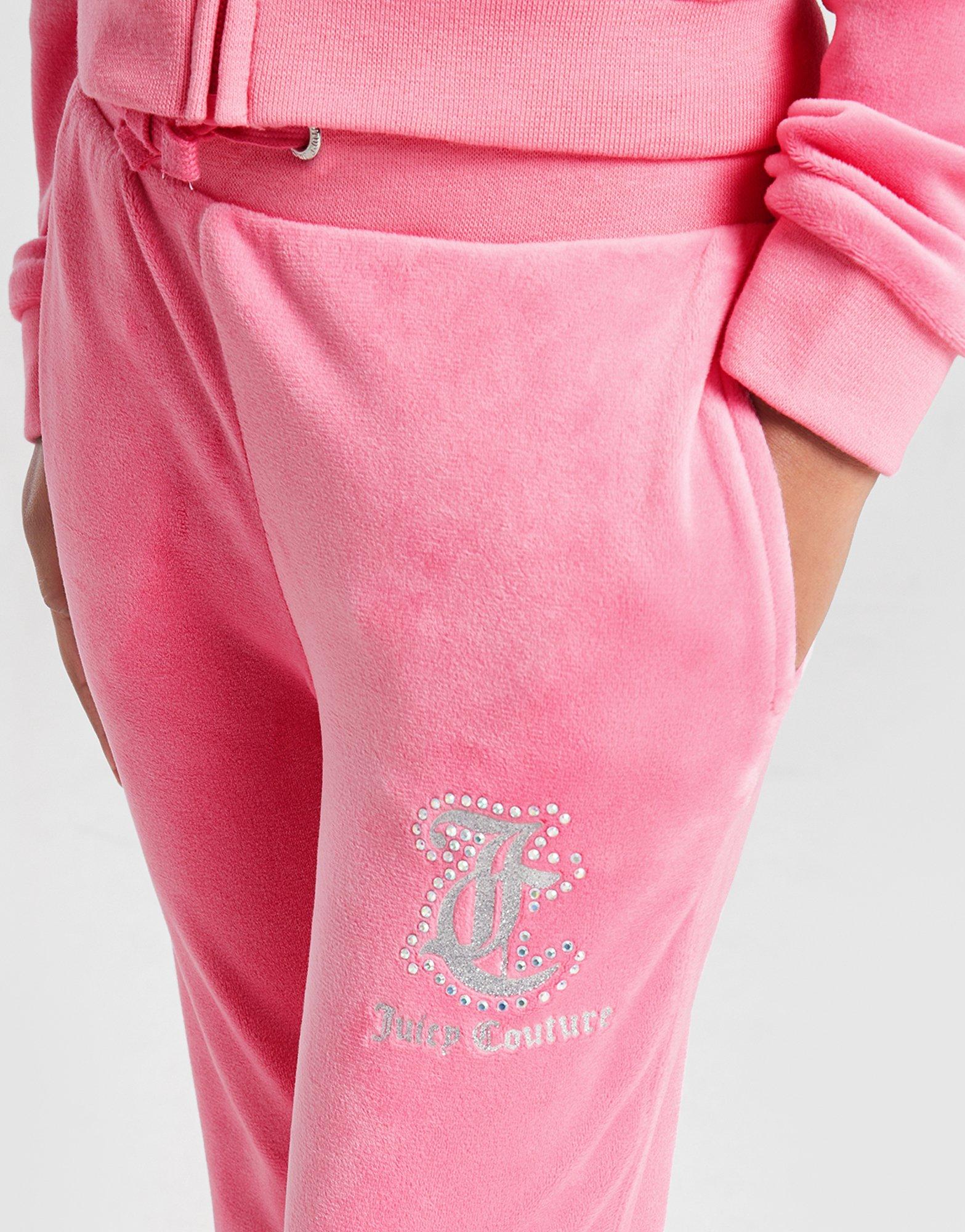 JUICY COUTURE Chándal con Cremallera Completa/Pantalón Velour Glitter Infantil