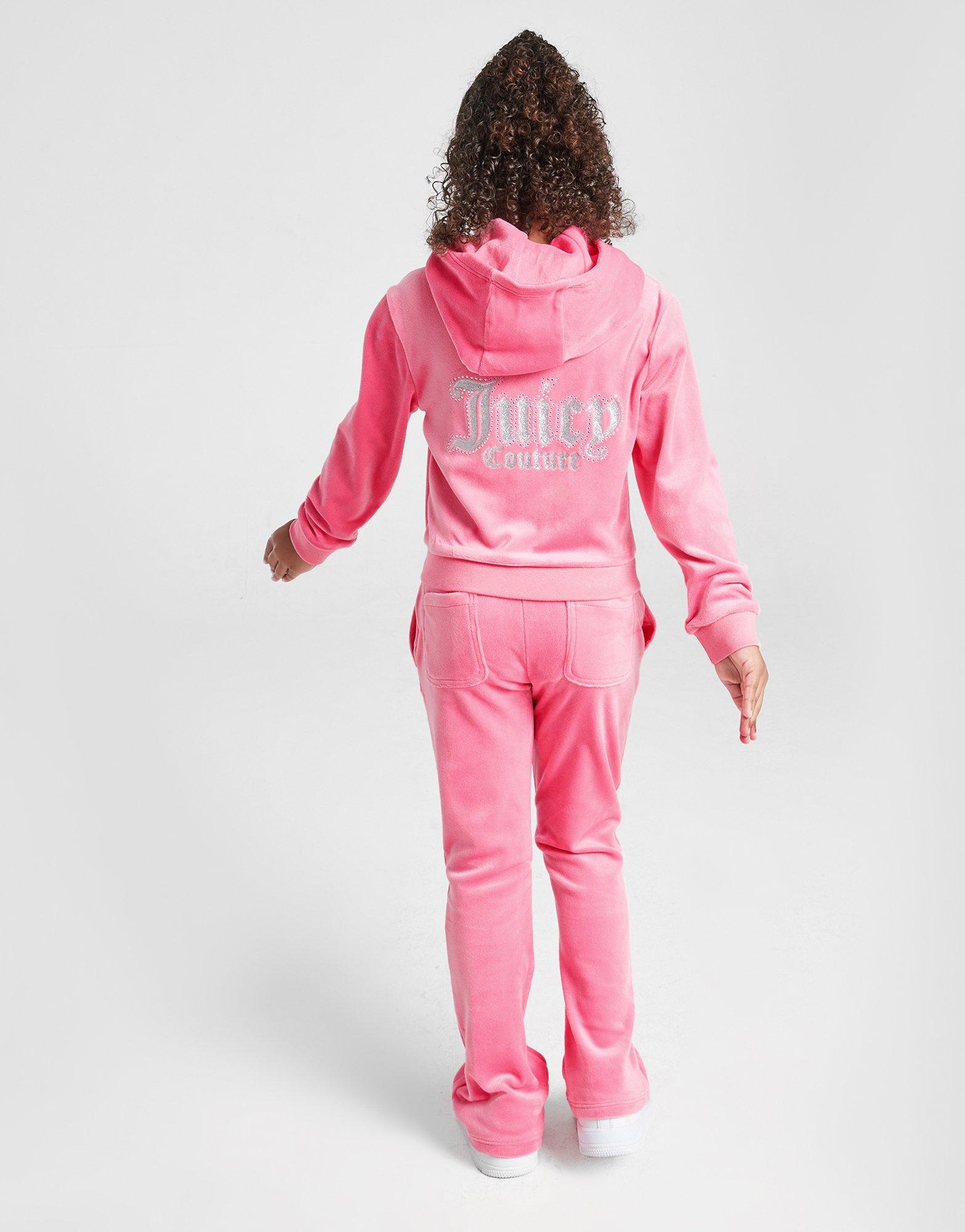 JUICY COUTURE Chándal con Cremallera Completa/Pantalón Velour Glitter Infantil