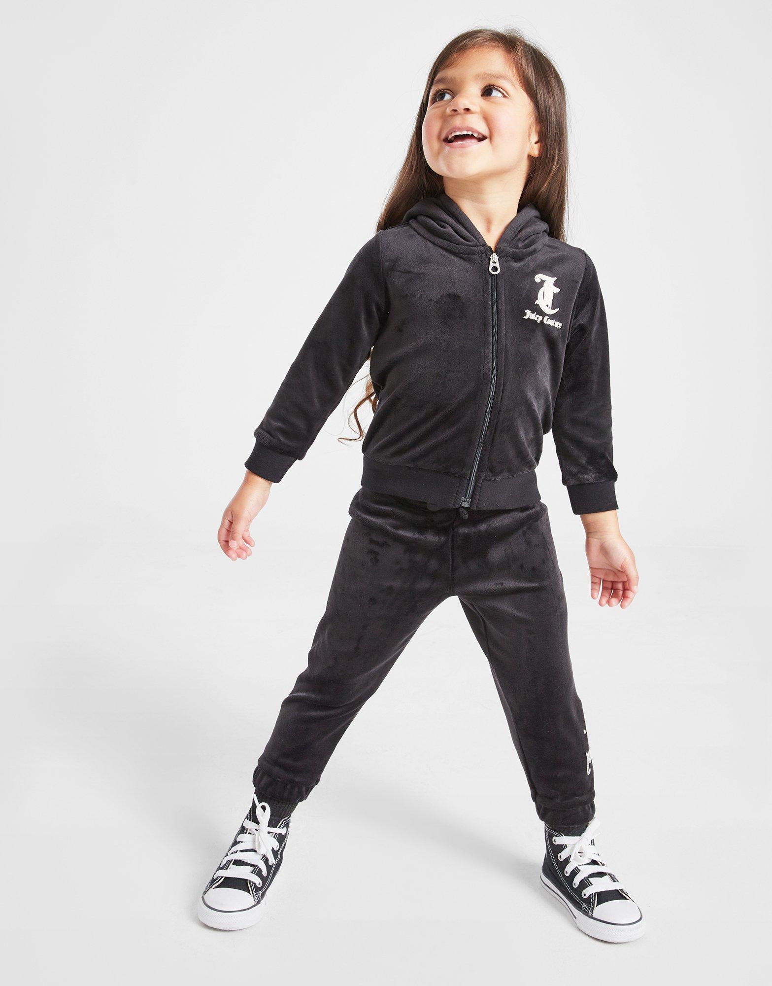 JUICY COUTURE Velour Glitter Full Zip/Pants Tracksuit Infant