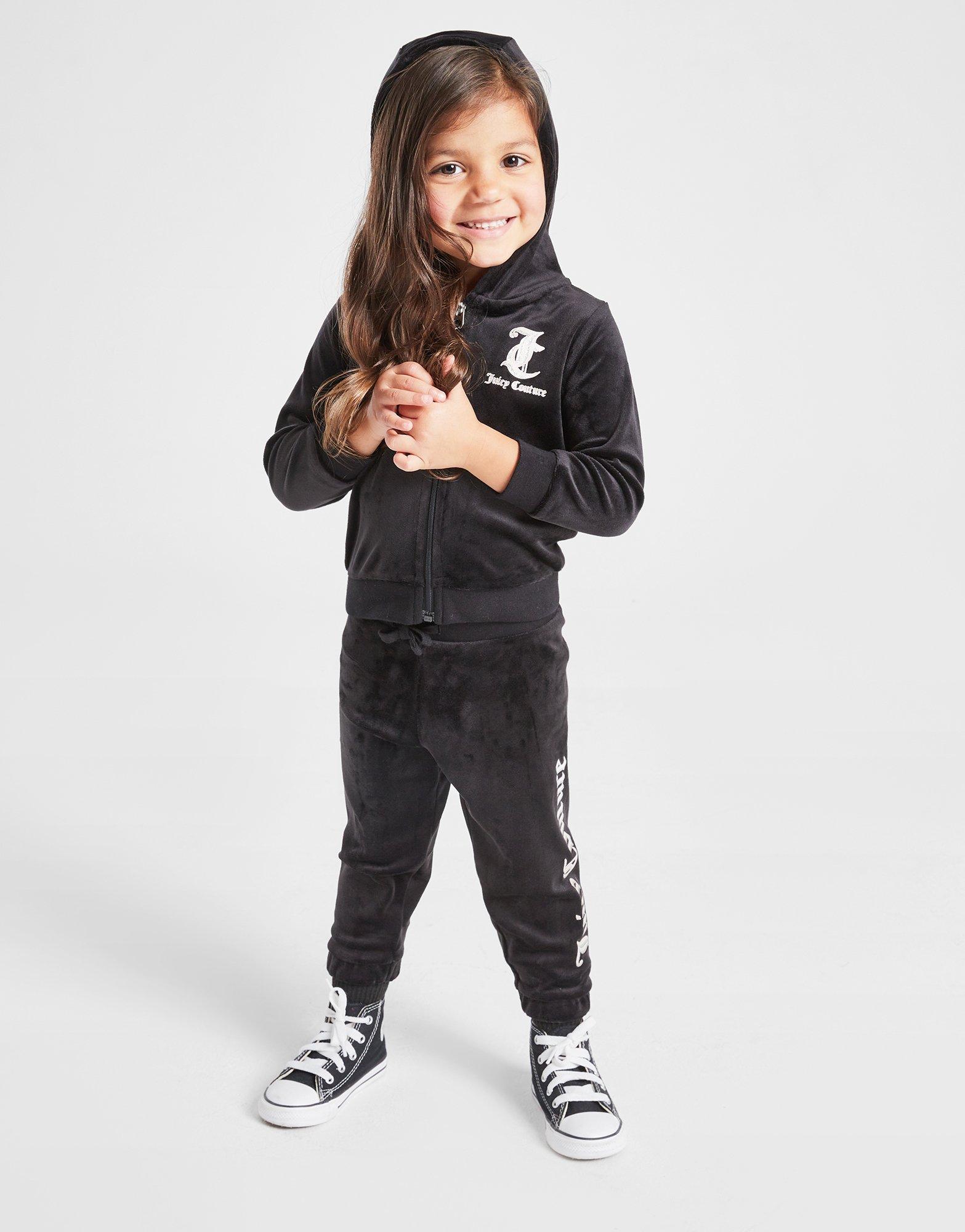 JUICY COUTURE Velour Glitter Full Zip/Pants Tracksuit Infant