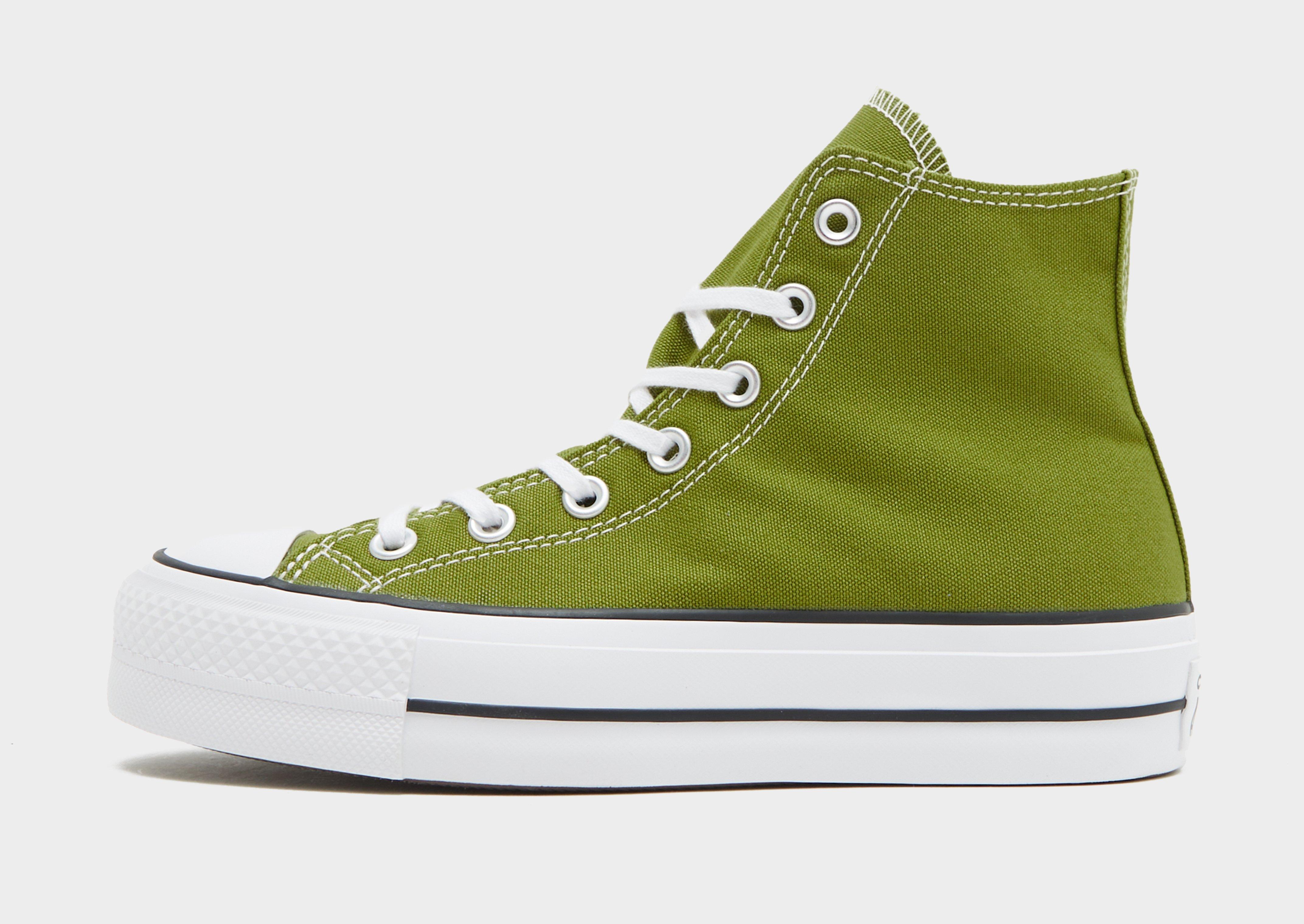 Converse green all star best sale