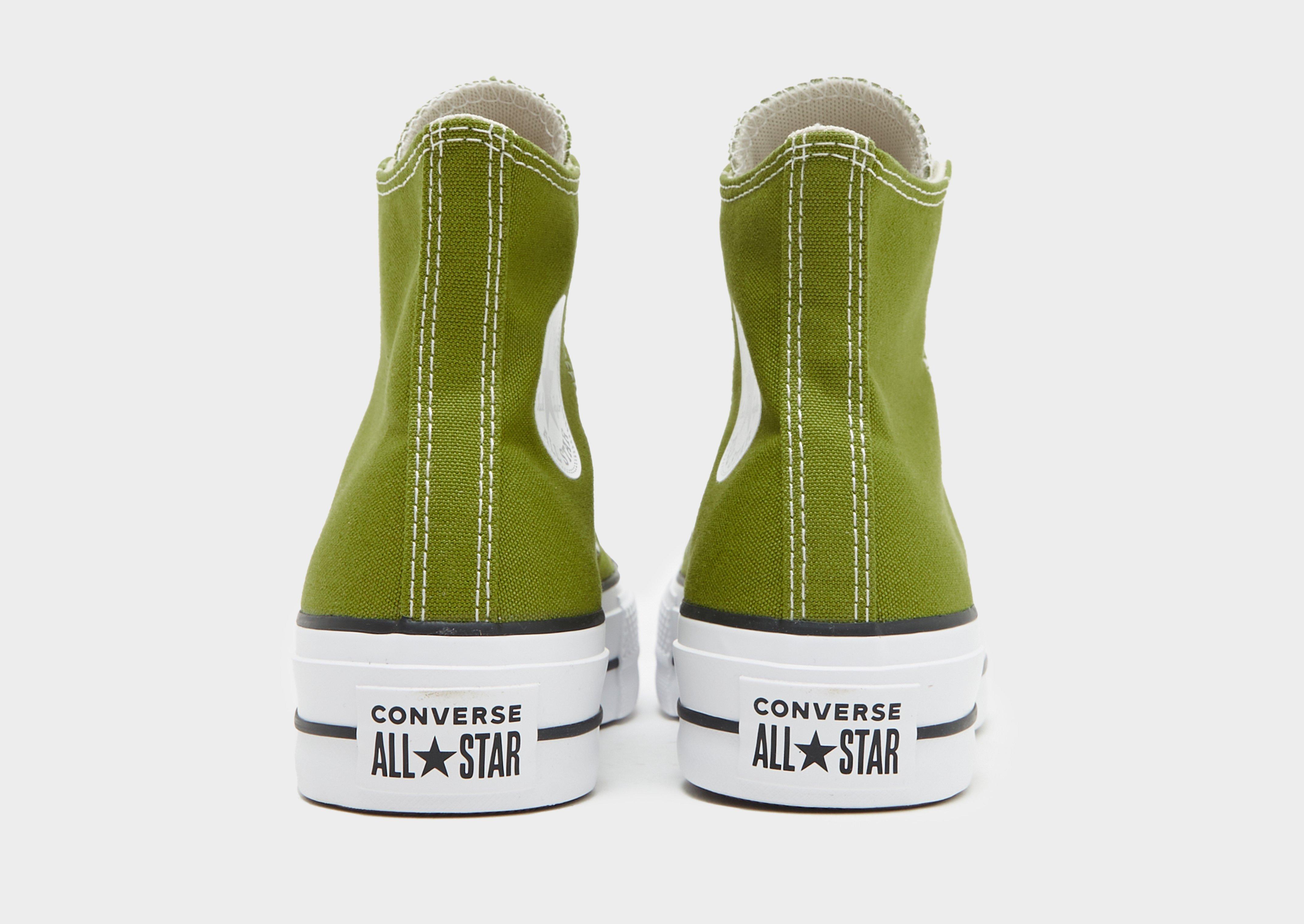 Green Converse All Star Lift High Platform Women s JD Sports UK