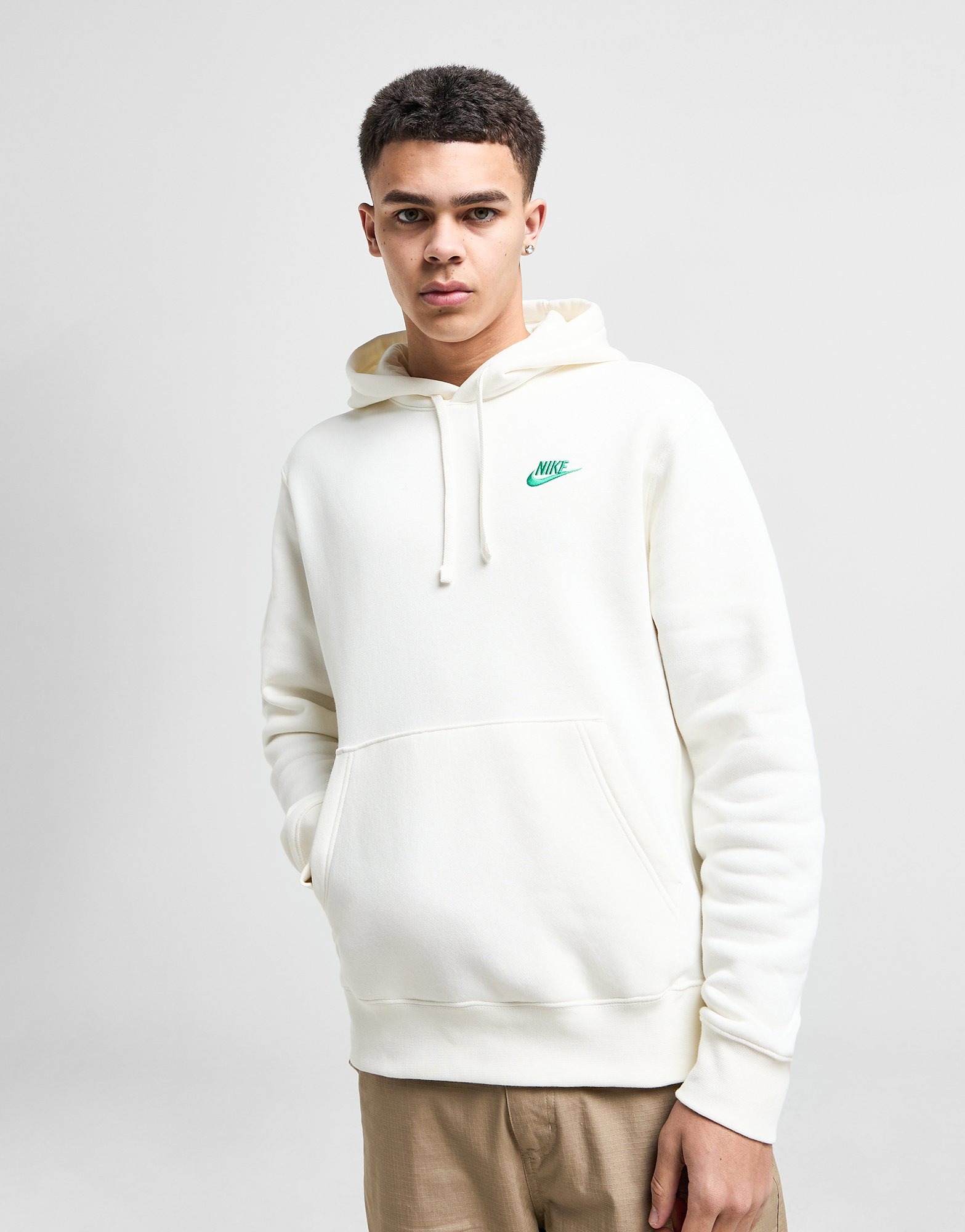 White Nike Foundation Hoodie | JD Sports UK