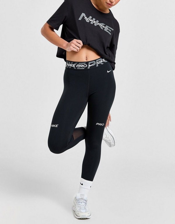 Nike Nike Pro Dri-FIT Legging met halfhoge taille en graphic voor dames