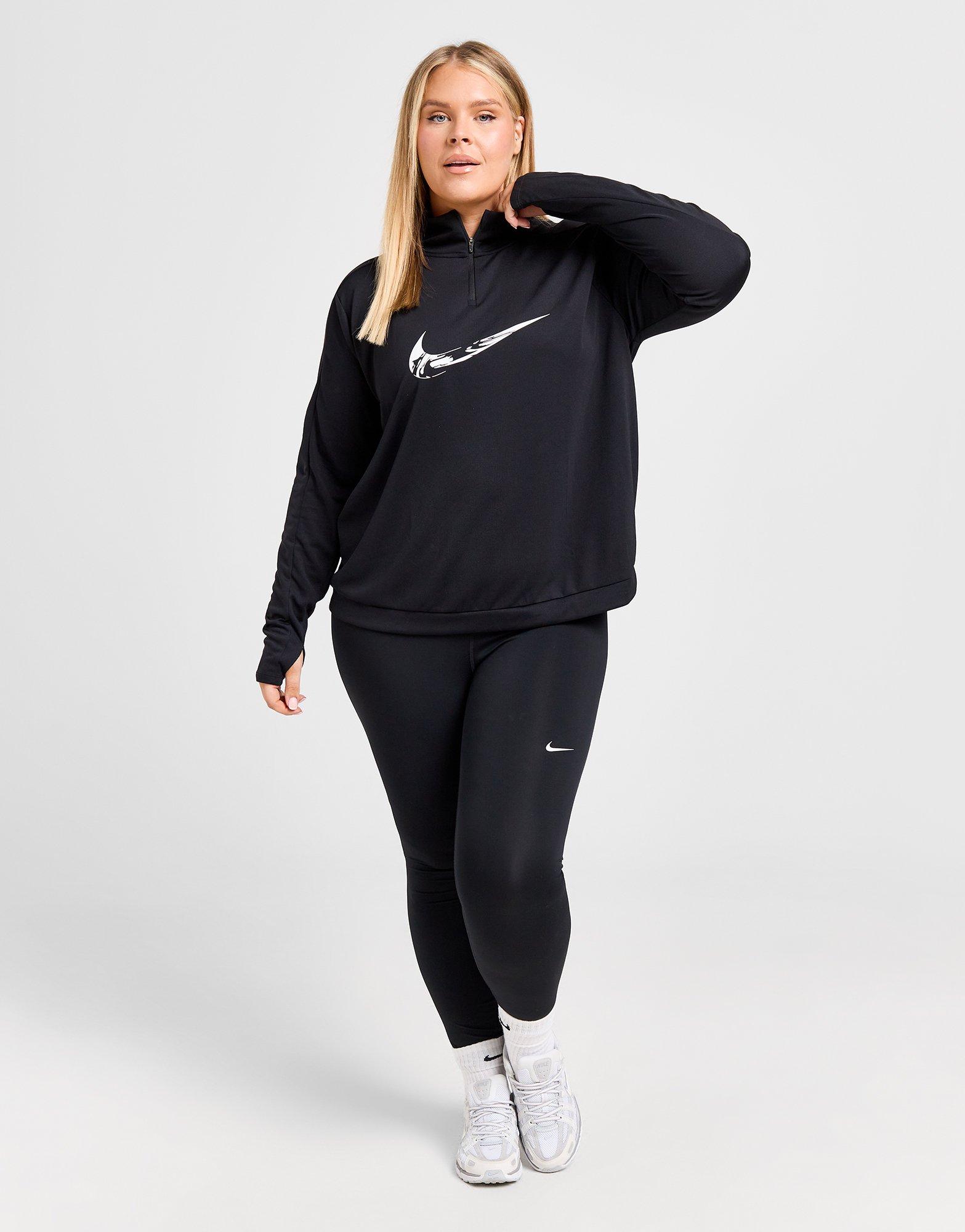 Nike Plus Size Swoosh 1/4 Zip Top