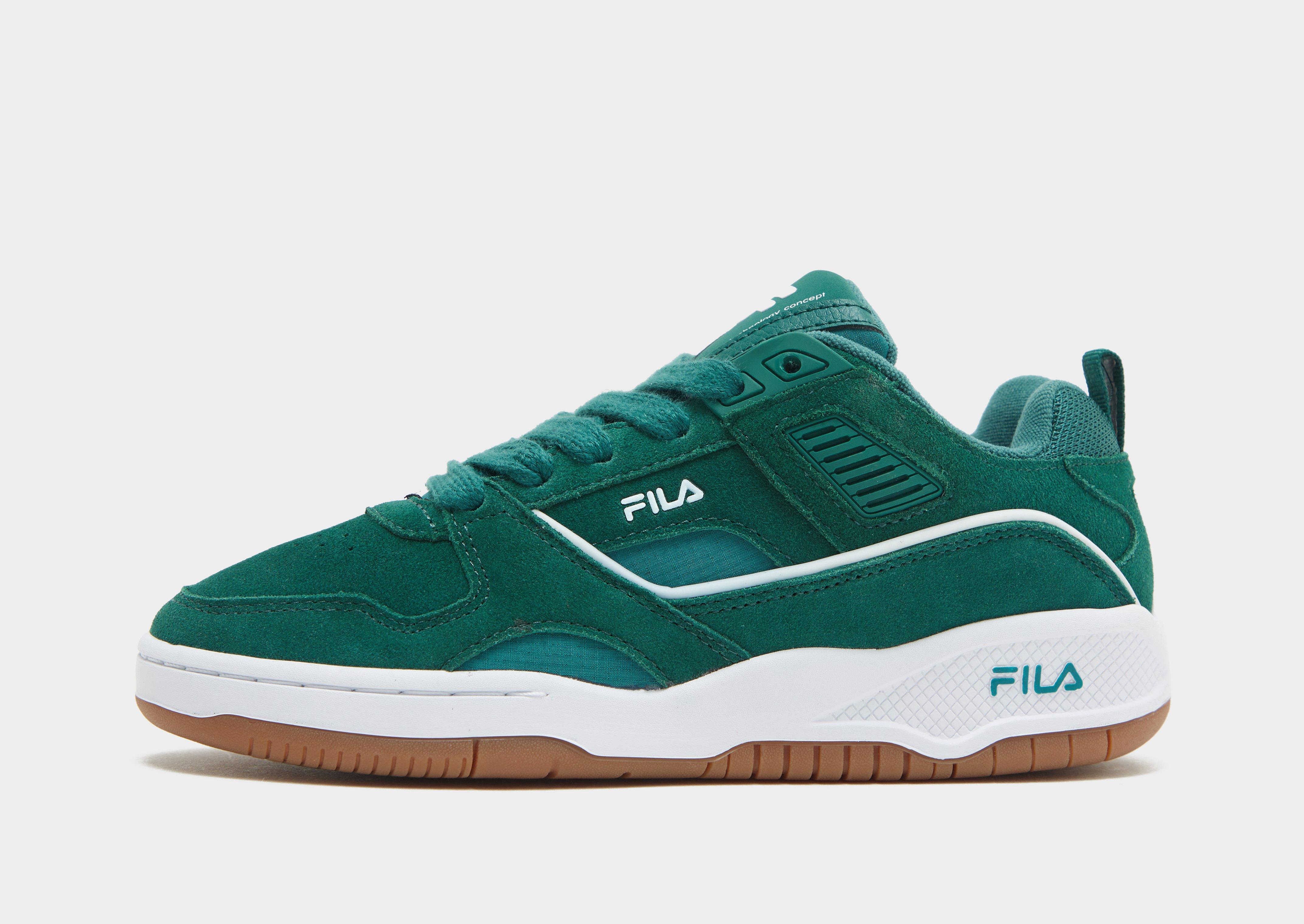 Green Fila Corda Suede Junior JD Sports