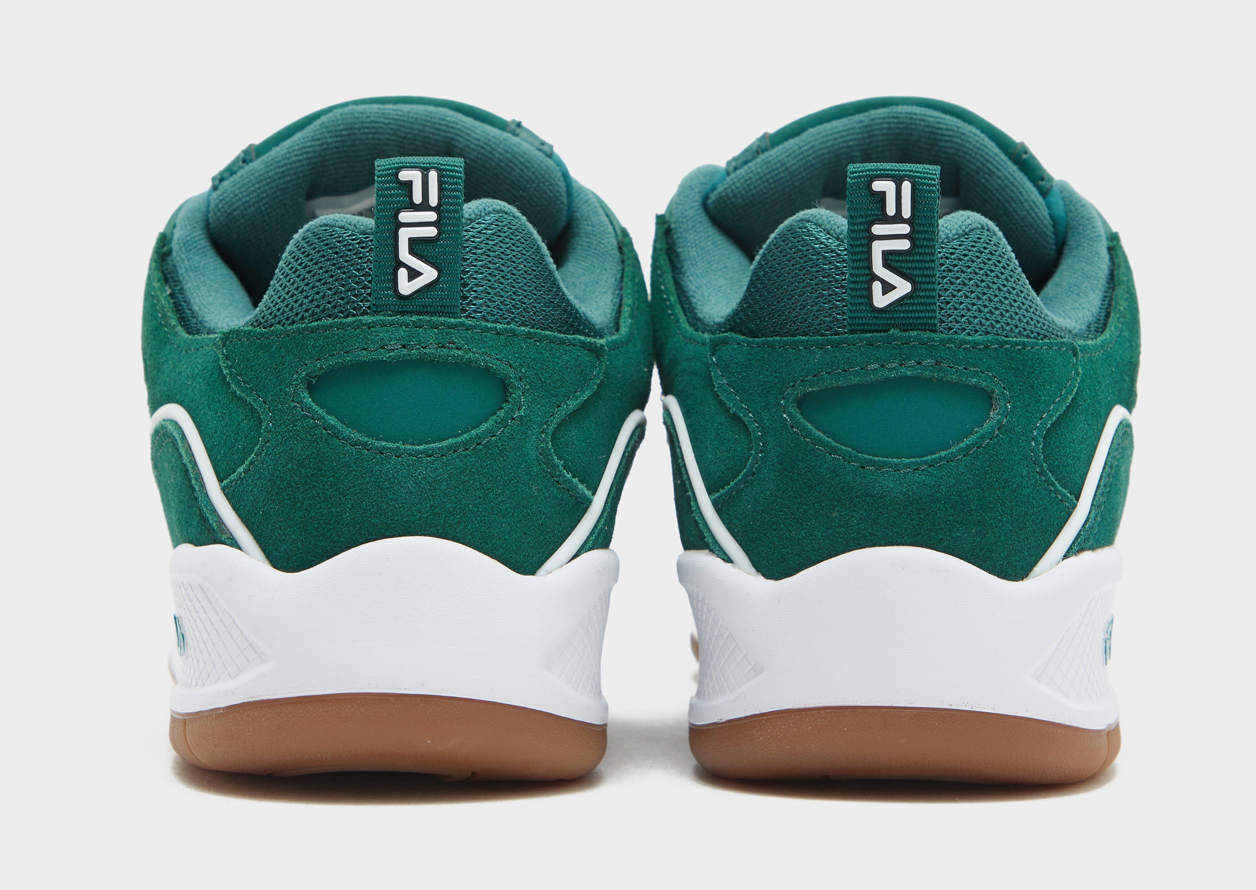 Green suede fila shop