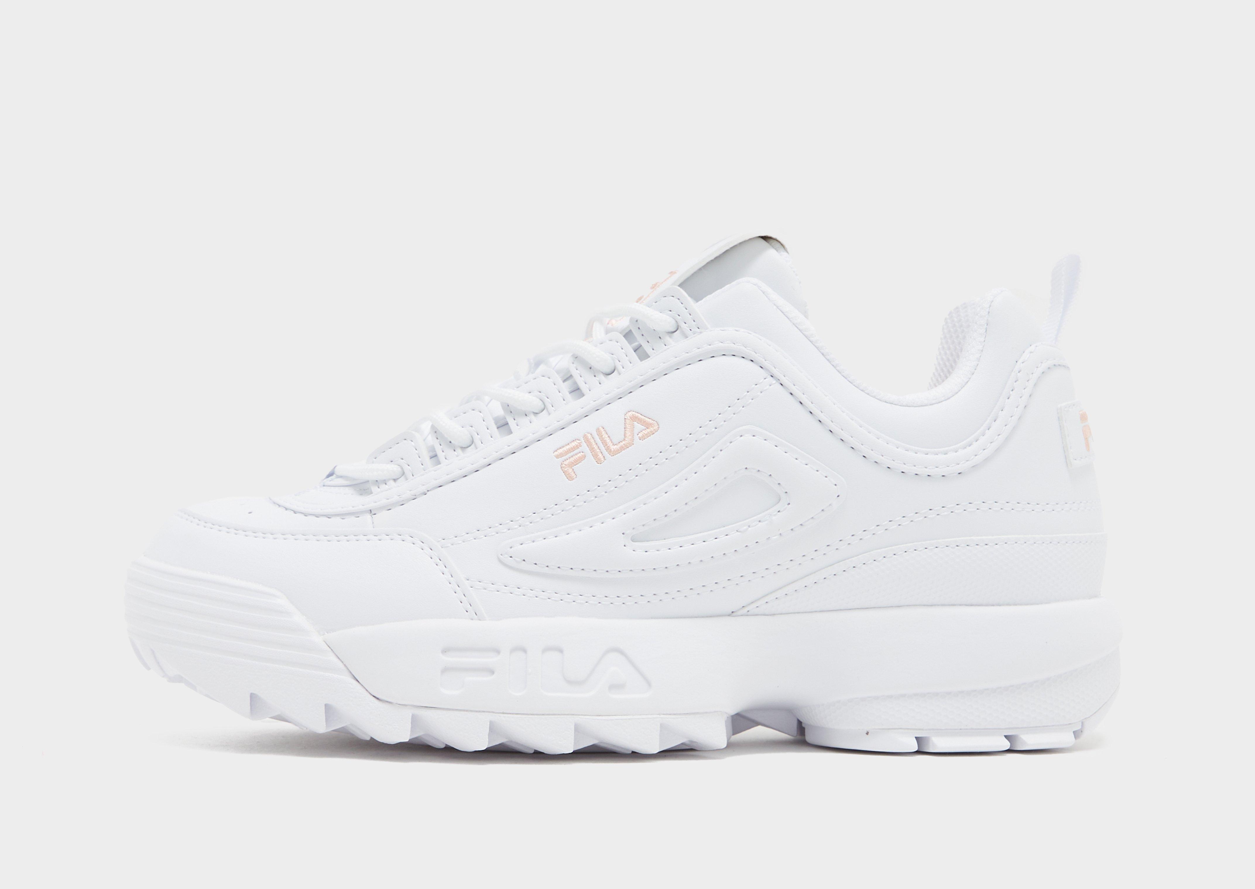 Fila disruptor junior white on sale