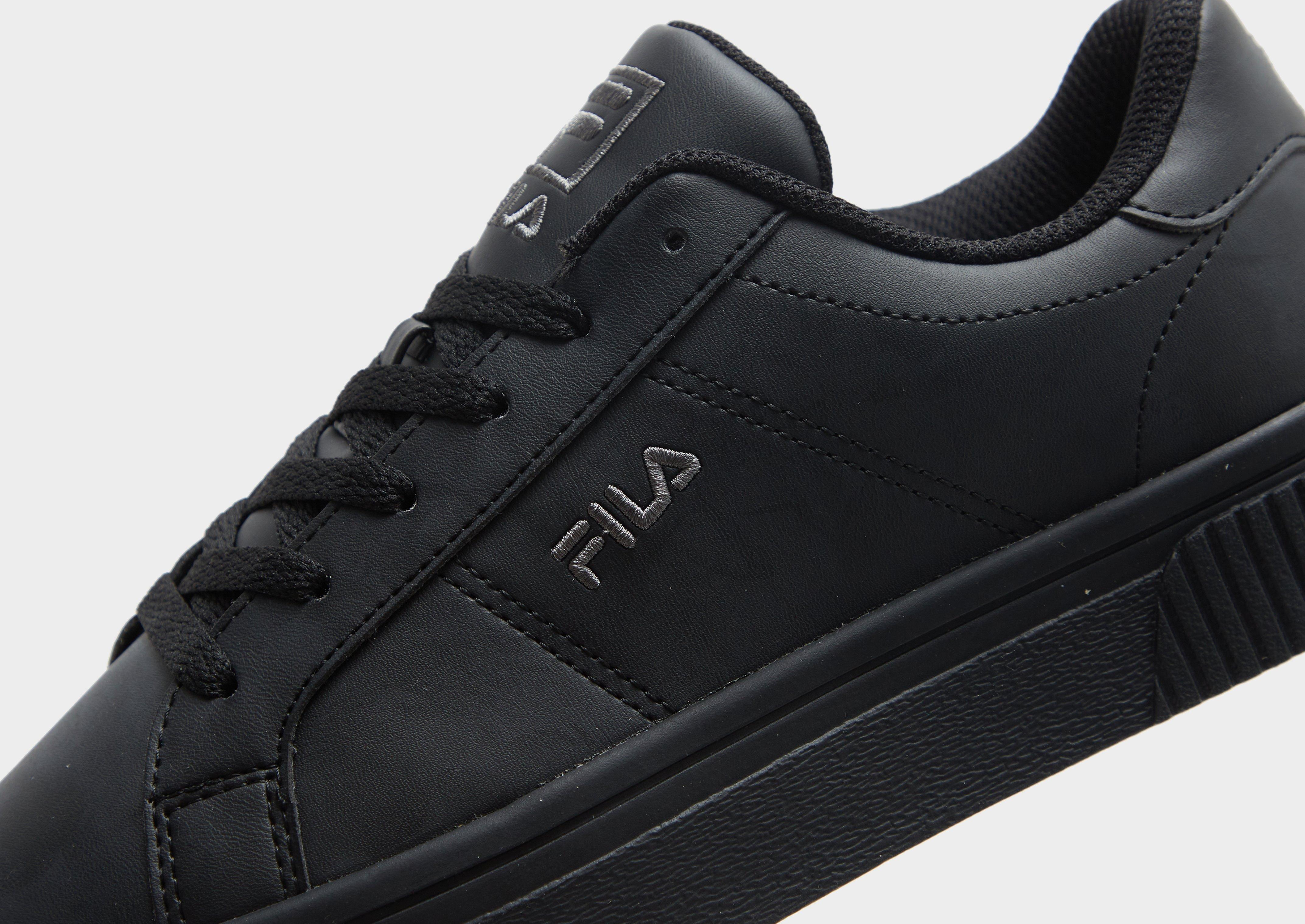 Fila black trainers junior hotsell