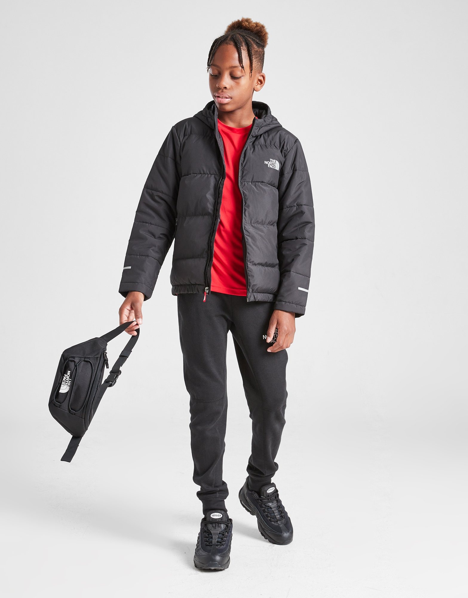 Black The North Face Sherkala Padded Jacket Junior JD Sports Ireland