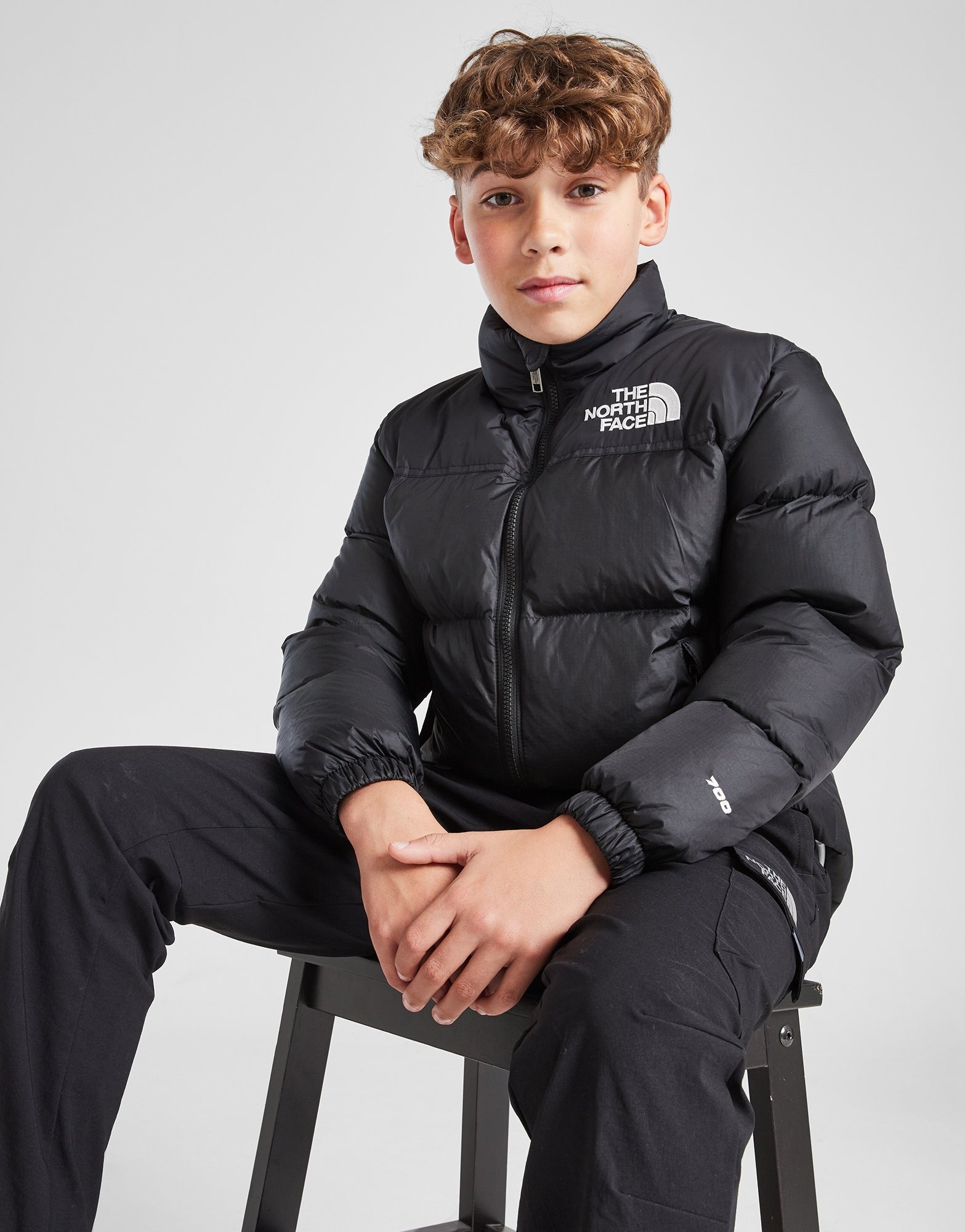 Black The North Face Nuptse Jacket Junior JD Sports Ireland