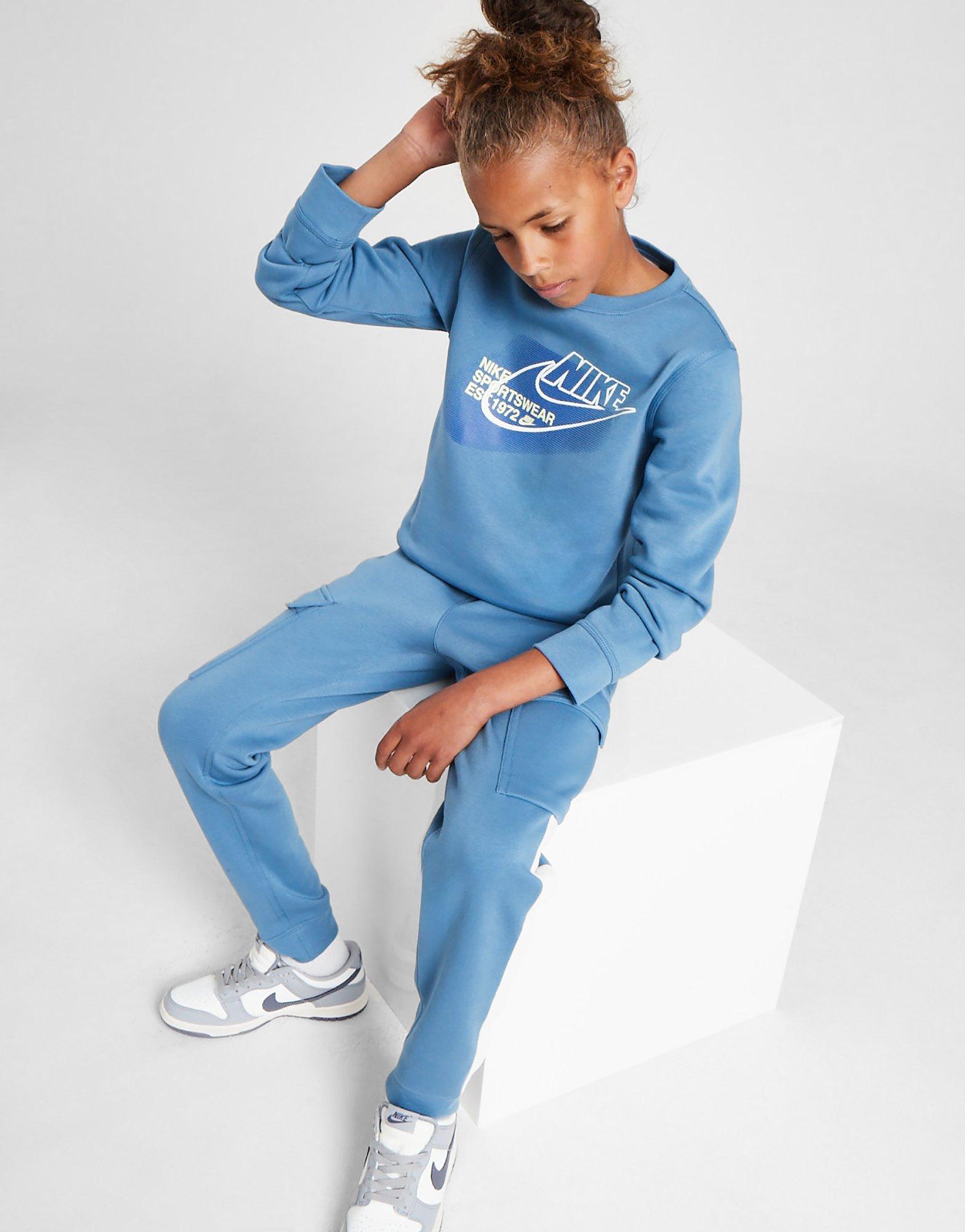 Nike Sportswear Graphic Logo Crew Sweatshirt Junior