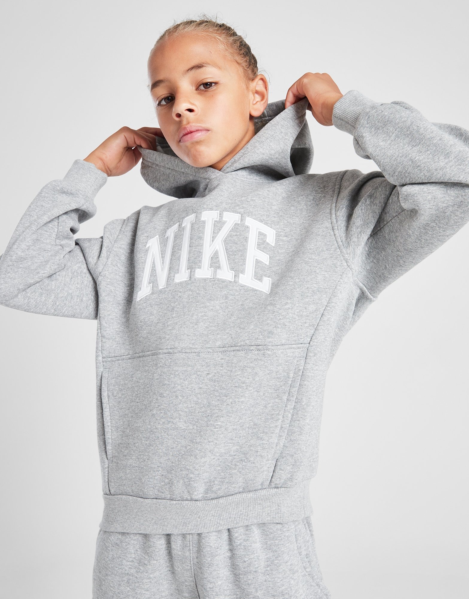 Nike air overhead hoodie grey sale