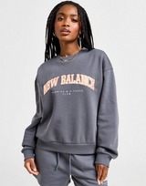 New Balance Logo Crew Sweatshirt Dame