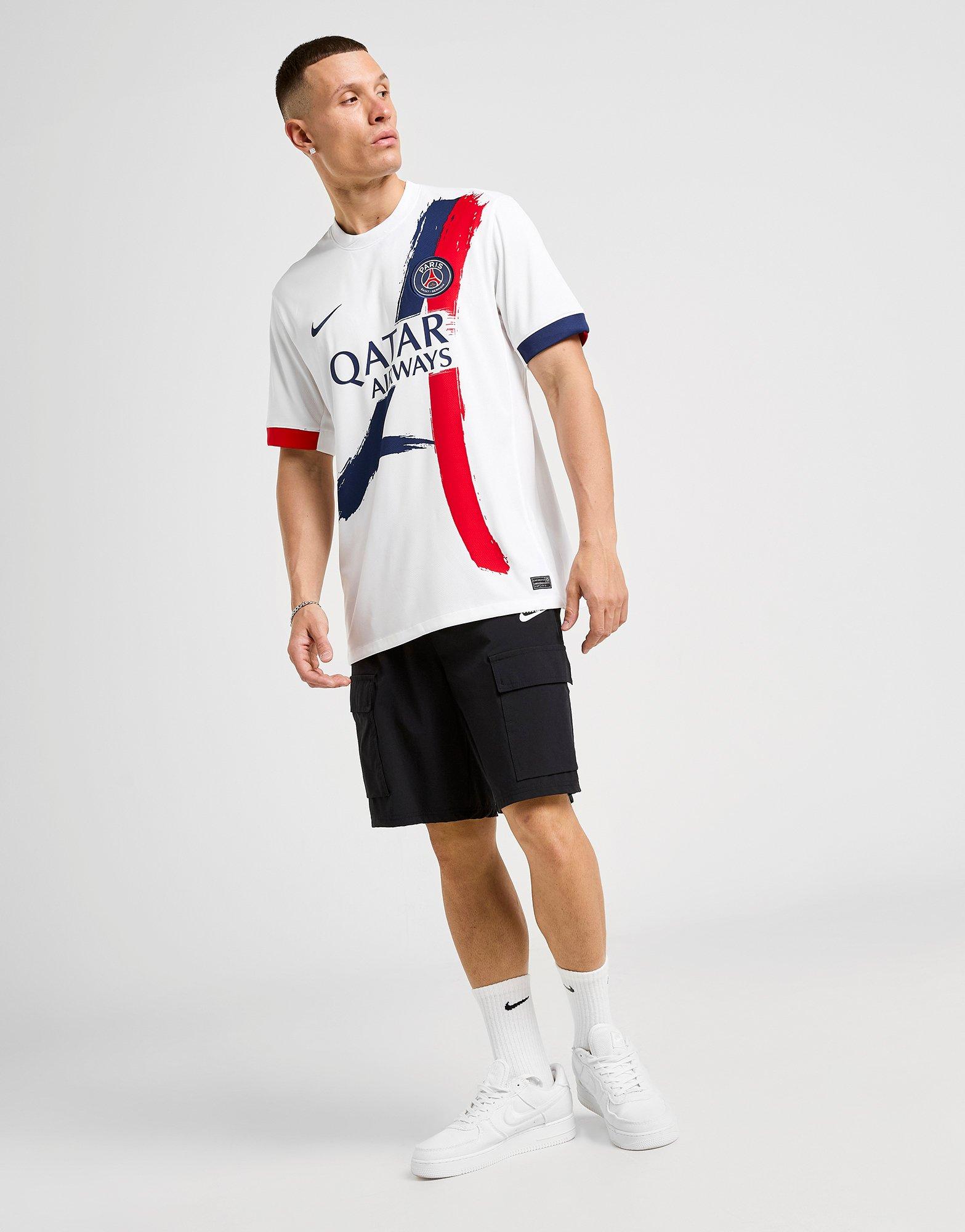 White Nike Paris Saint Germain 2024/25 Away Shirt - JD