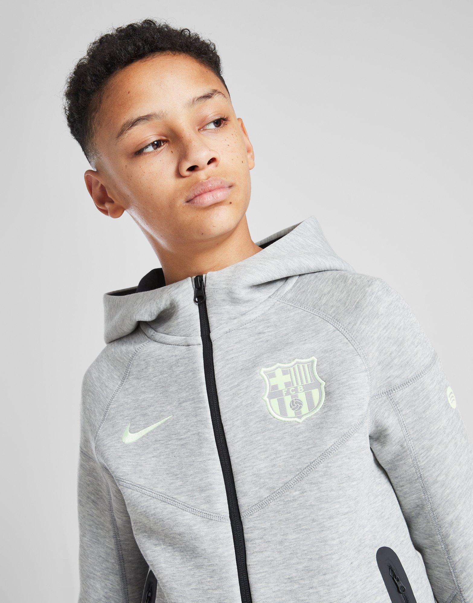 Nike FC Barcelona Tech Fleece Hoodie Junior