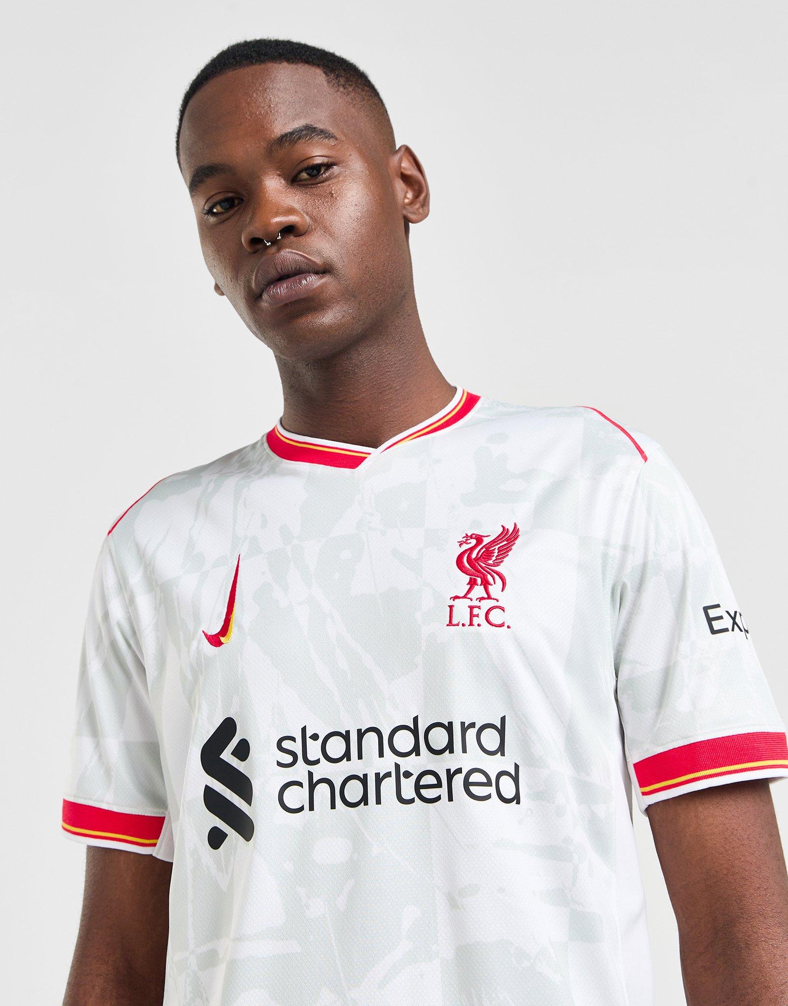 Liverpool new white kit on sale