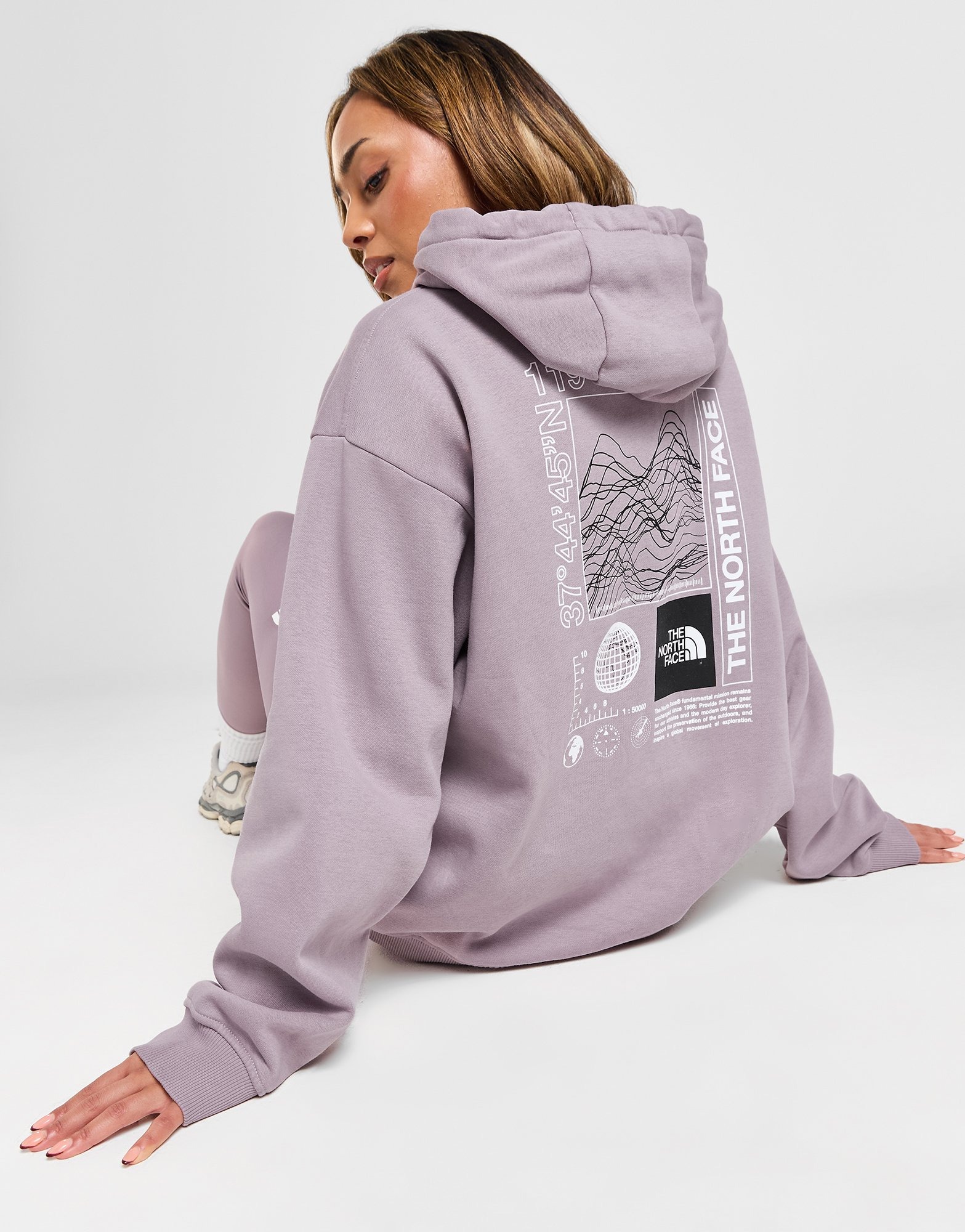 Purple The North Face Energy Overhead Hoodie JD Sports UK