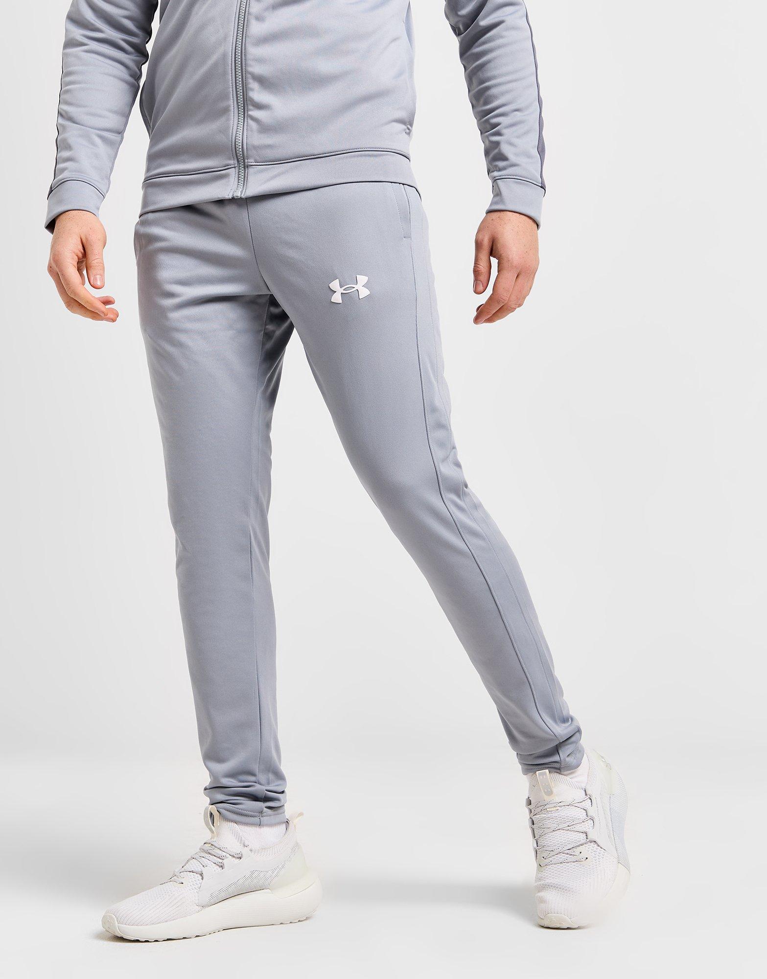 Grey under hotsell armour tracksuit bottoms