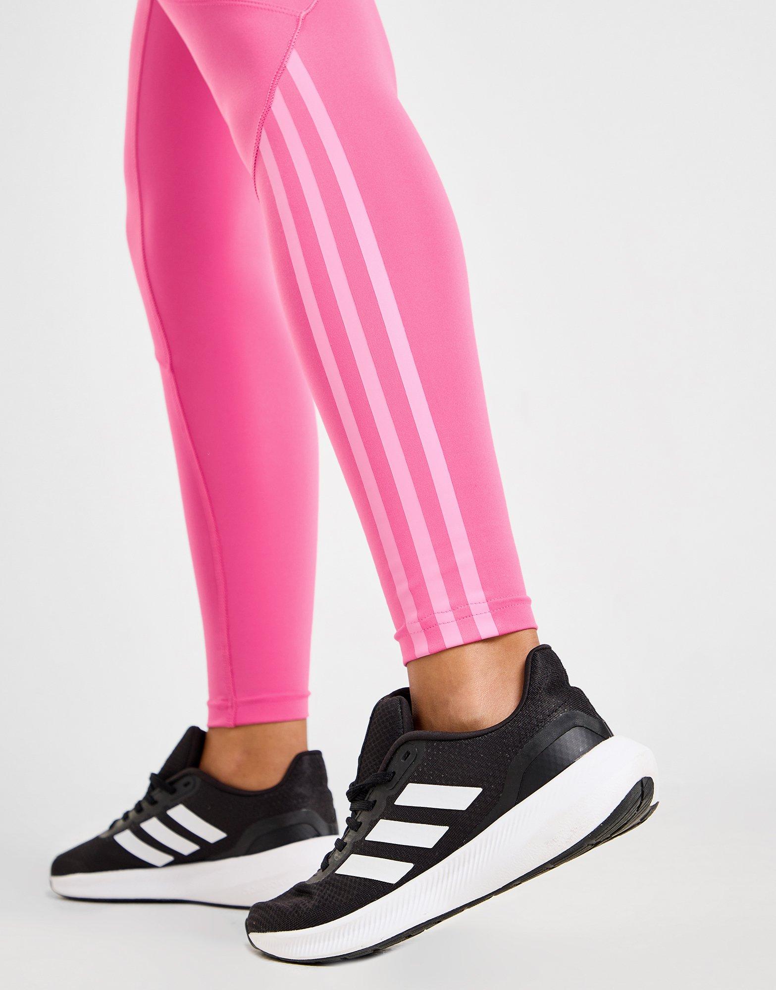 Adidas tights pink best sale