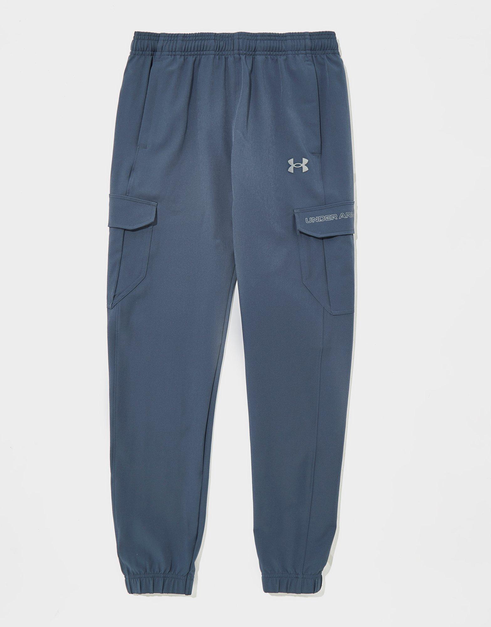 Grey Under Armour Cargo Track Pants Junior JD Sports Ireland