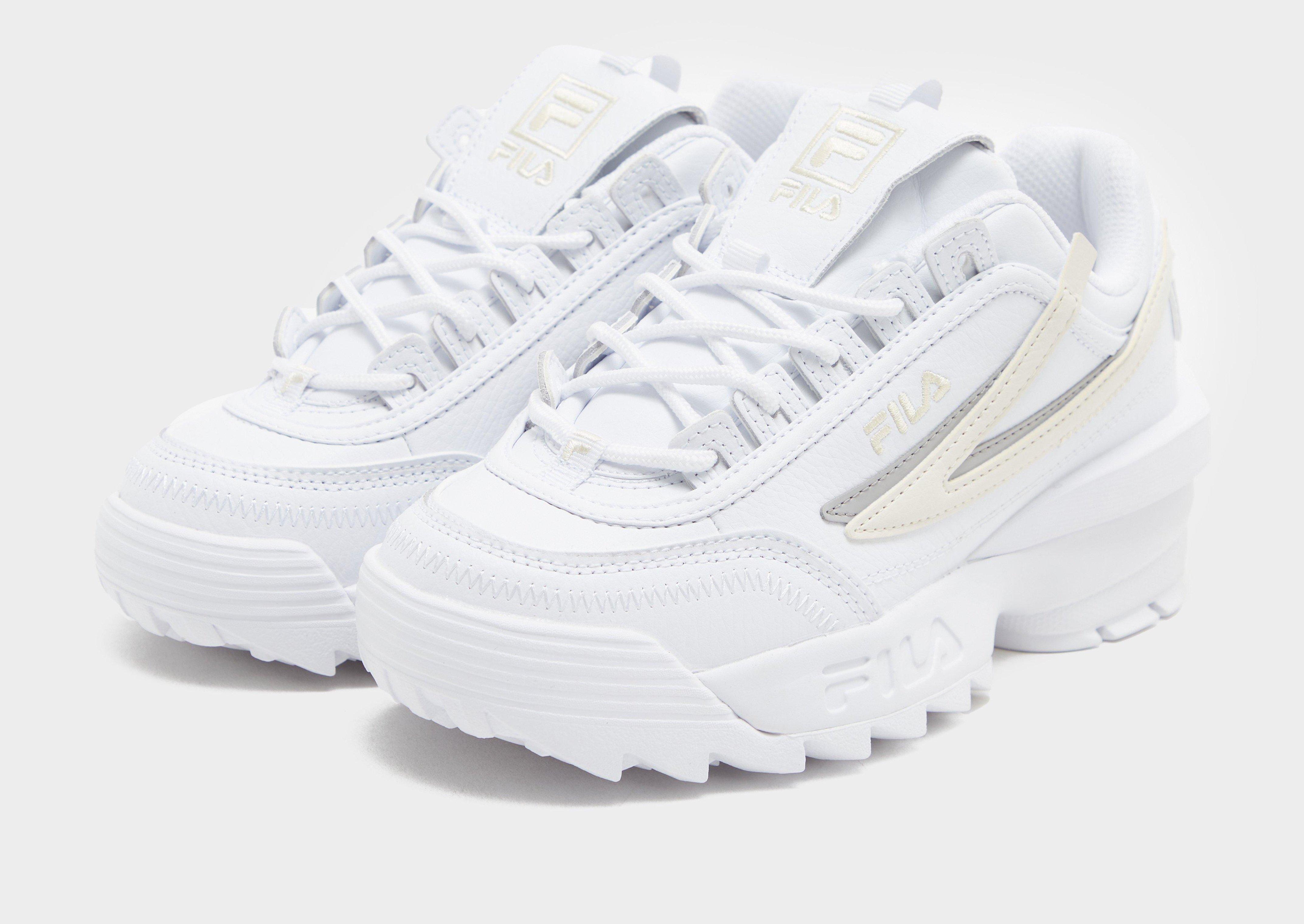 White Fila Disruptor II Women s JD Sports Ireland