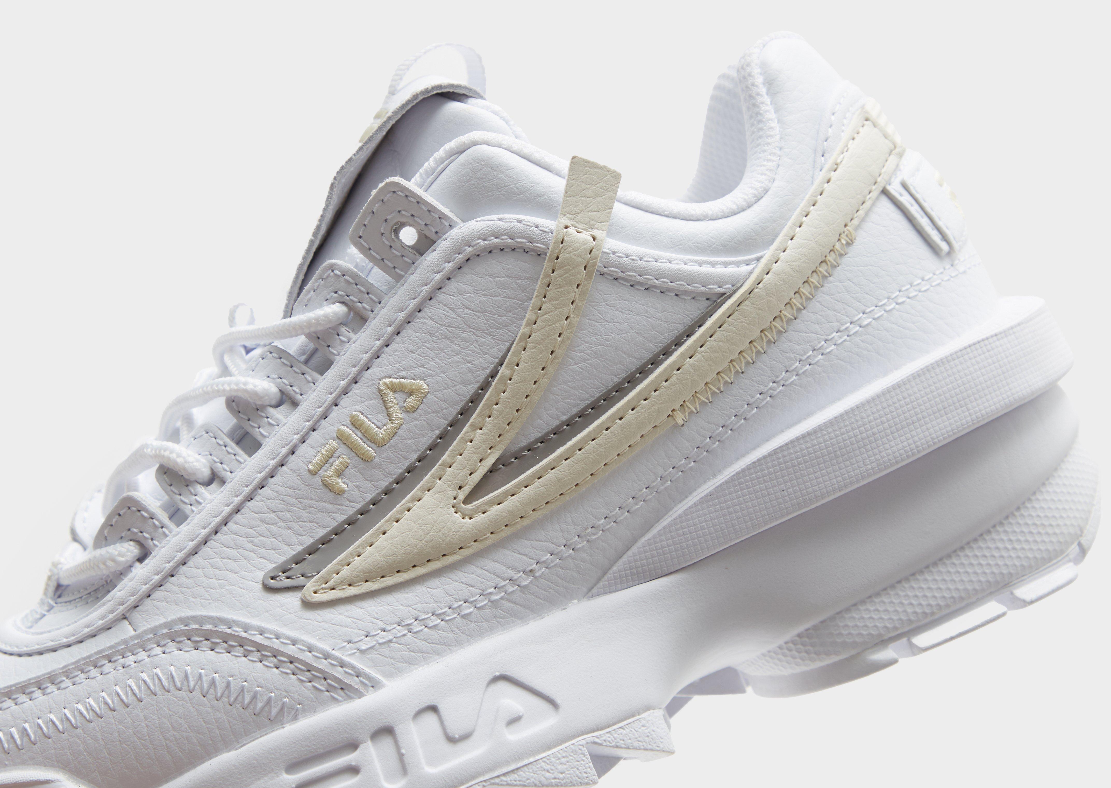 White Fila Disruptor II Women s JD Sports Ireland