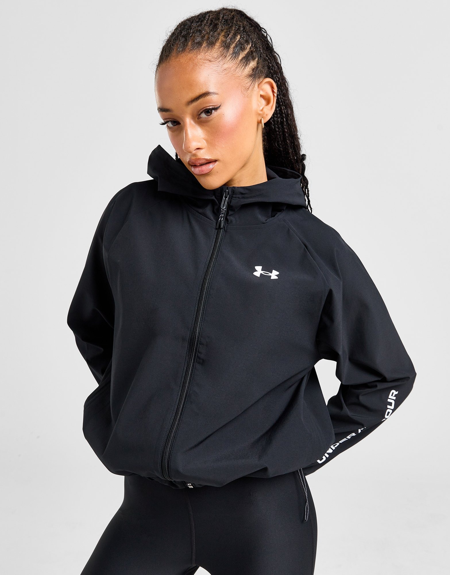 Under Armour Wordmark Woven Full Zip Jacket