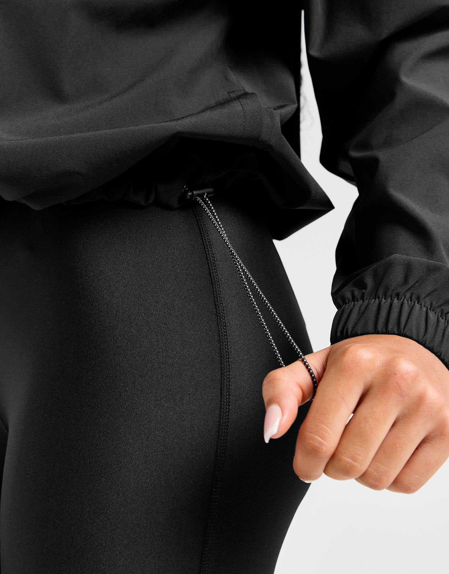 Black Under Armour Wordmark Woven Full Zip Jacket - JD