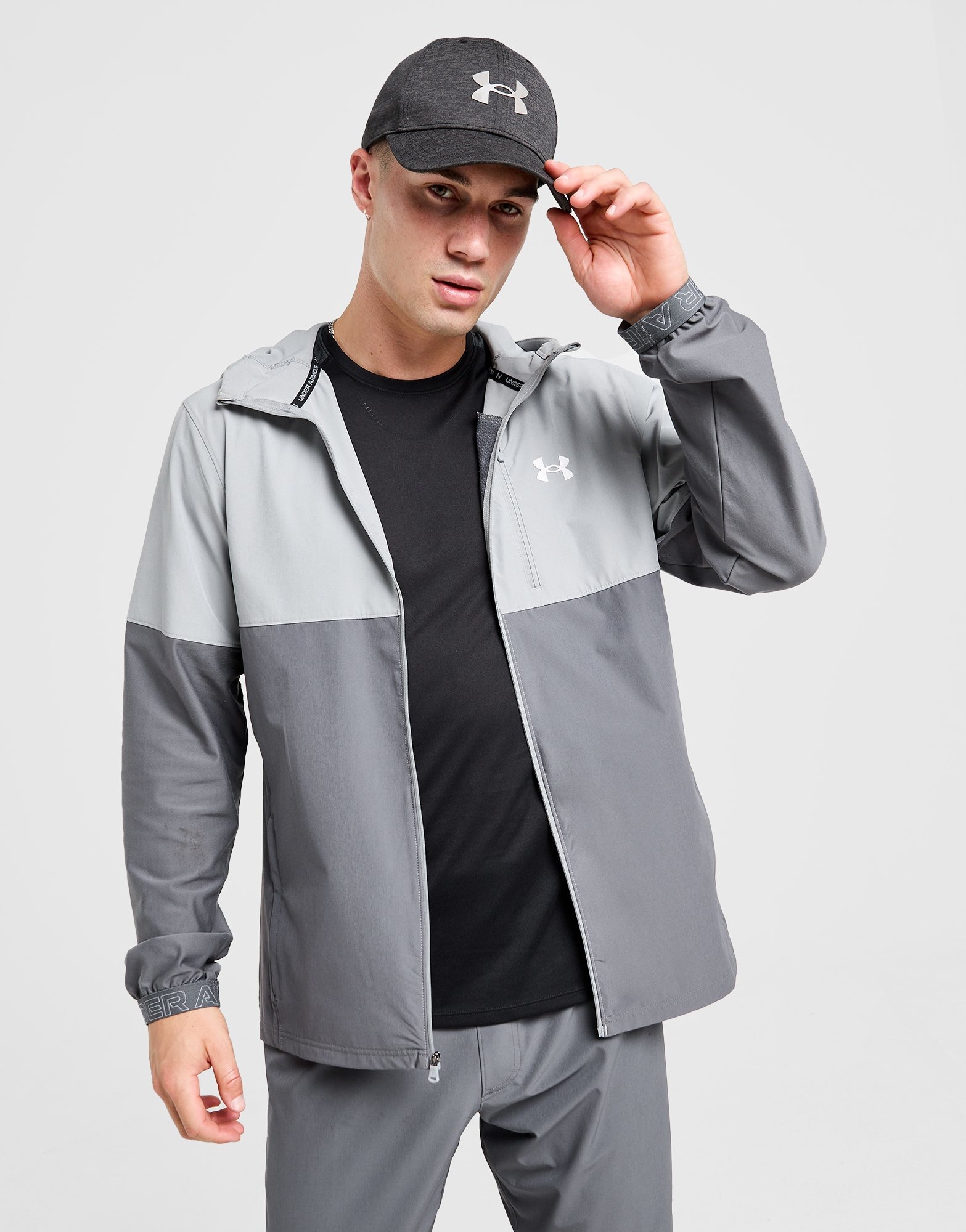 Grey Under Armour Vanish Hybrid Jacket Jd Sports Global