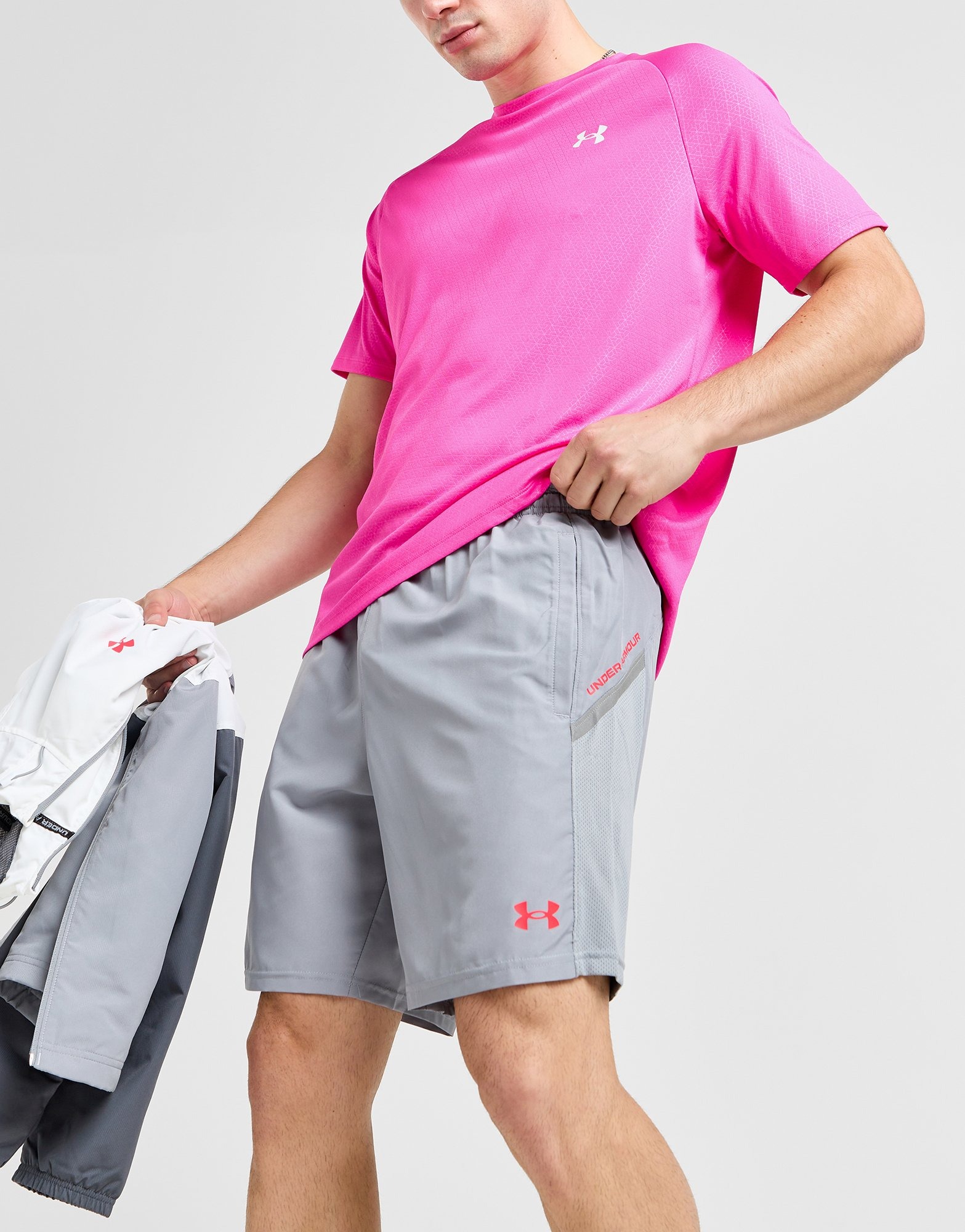 Grey Under Armour Tech+ Woven Shorts - JD Sports Global