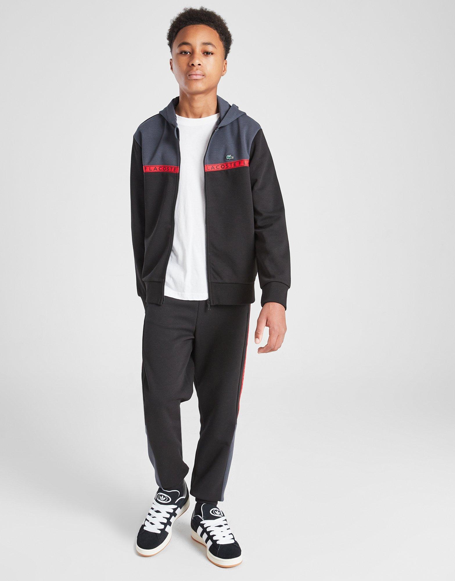 Lacoste Tape Zip Hoodie Junior