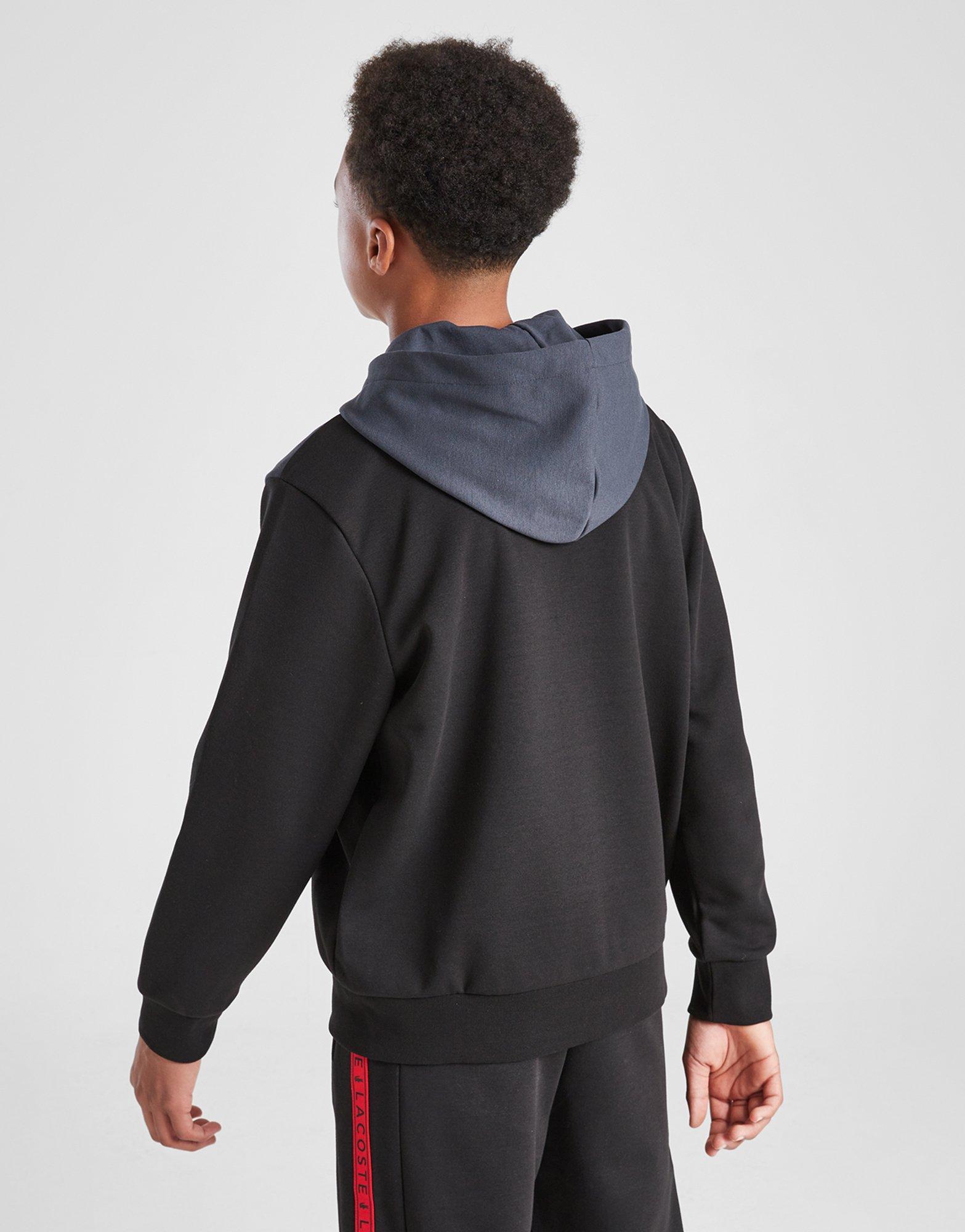 Lacoste Tape Zip Hoodie Junior