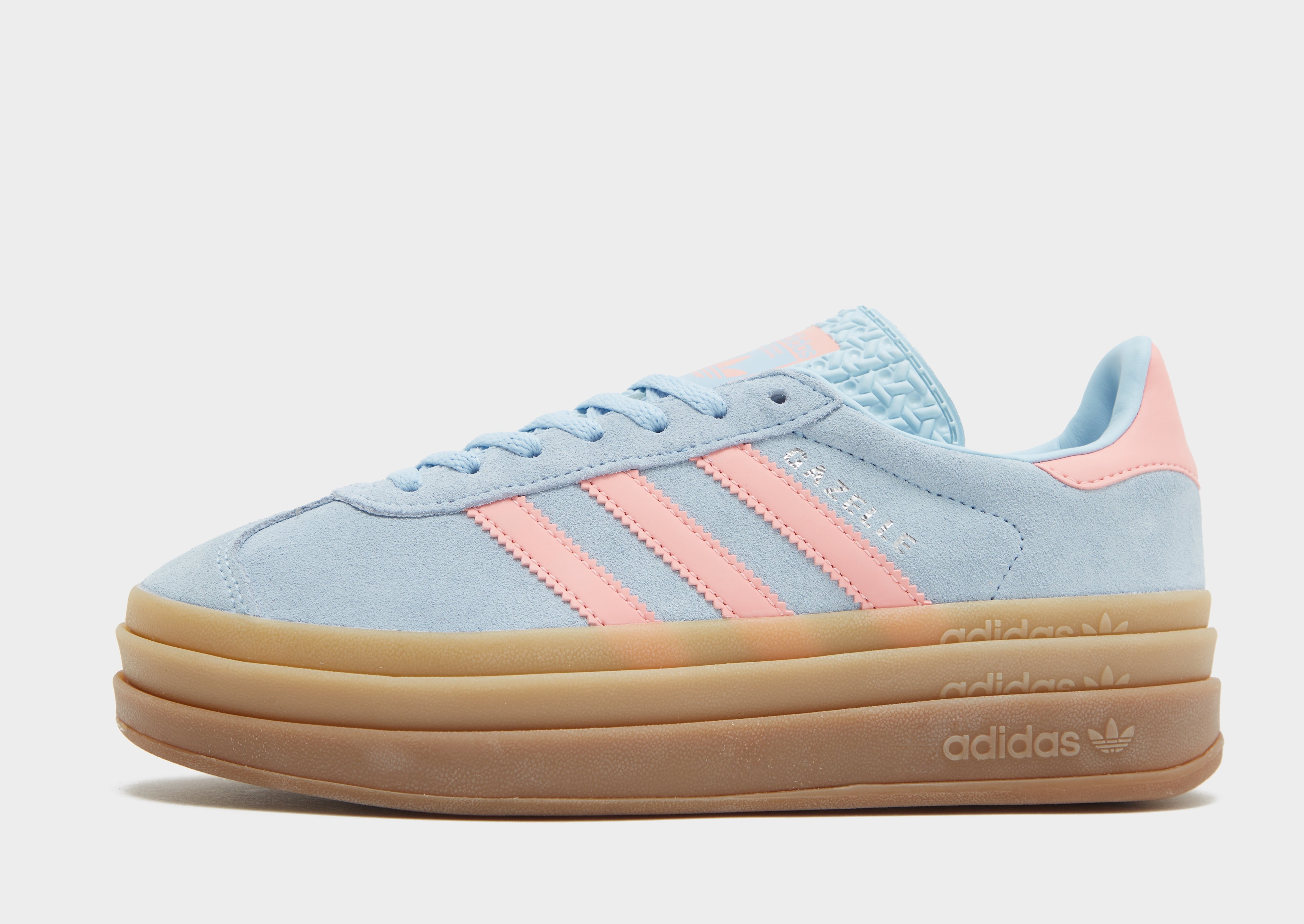 Clear Sky Semi Pink Spark Silver Metallic adidas Originals Gazelle Bold ...