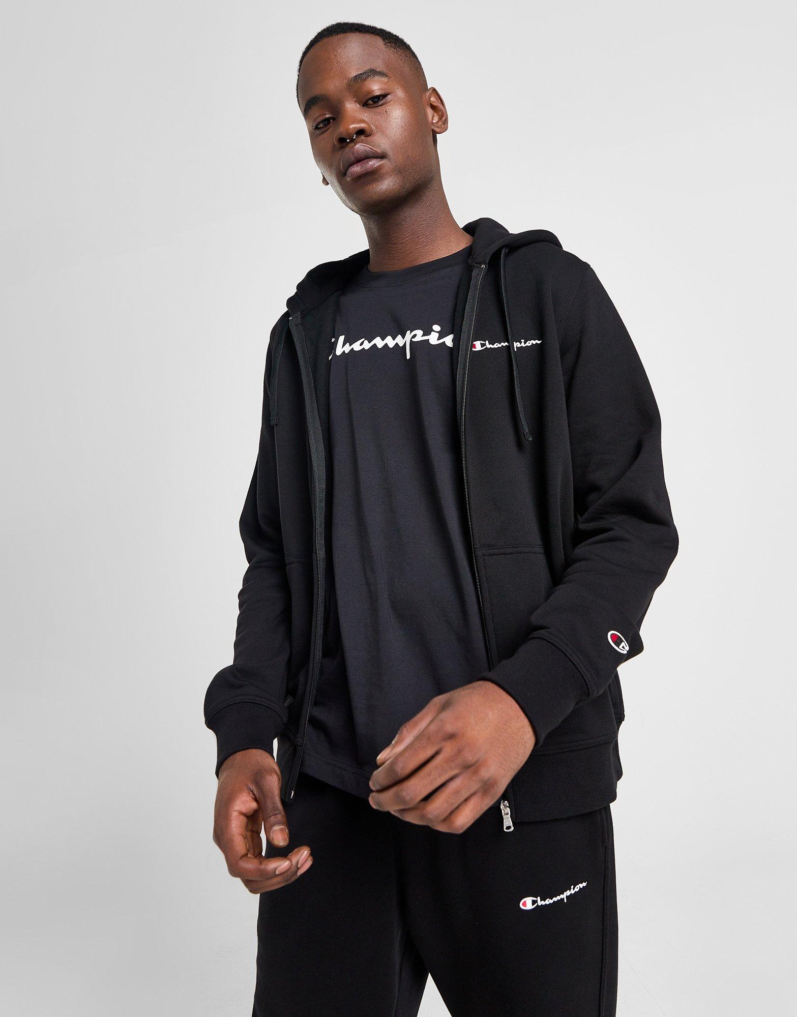 Champion Small Logo Full Zip Hoodie