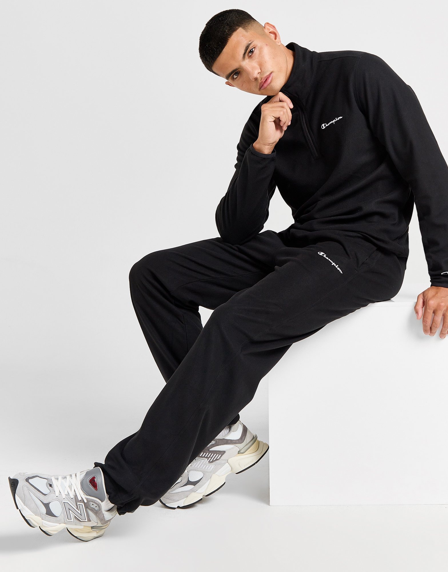 Champion Fleece Open Hem Track Pants