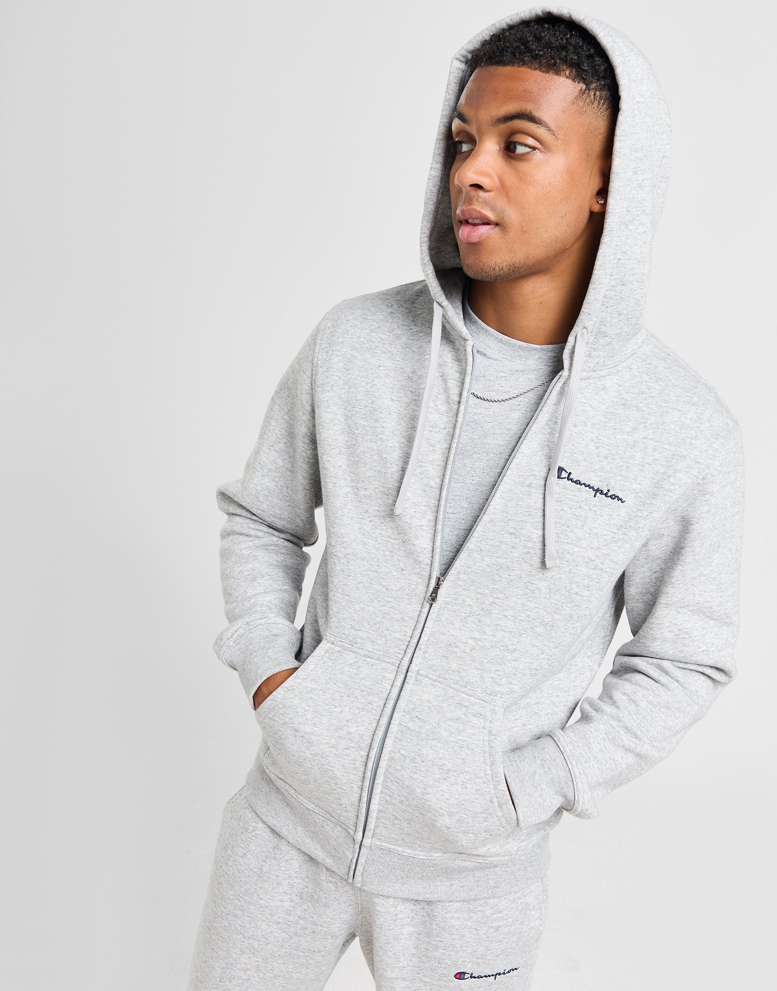 Champion fleece zip hoodie online